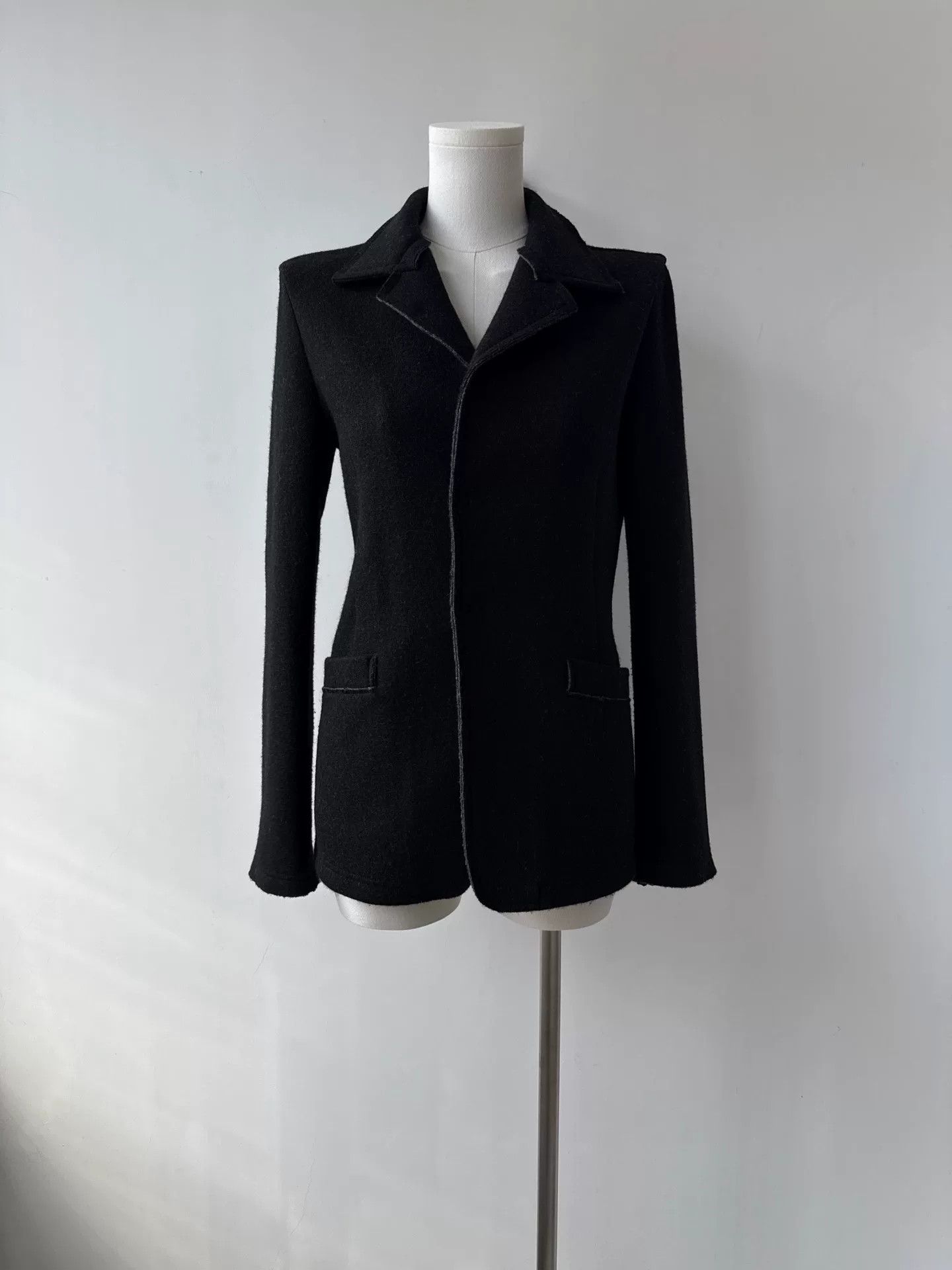 Y's yohji yamamoto y's minimalist wool blazer Size US M / EU 48-50 / 2 - 3 Thumbnail