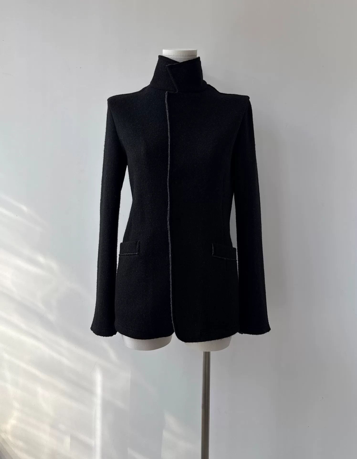 Y's yohji yamamoto y's minimalist wool blazer Size US M / EU 48-50 / 2 - 2 Thumbnail