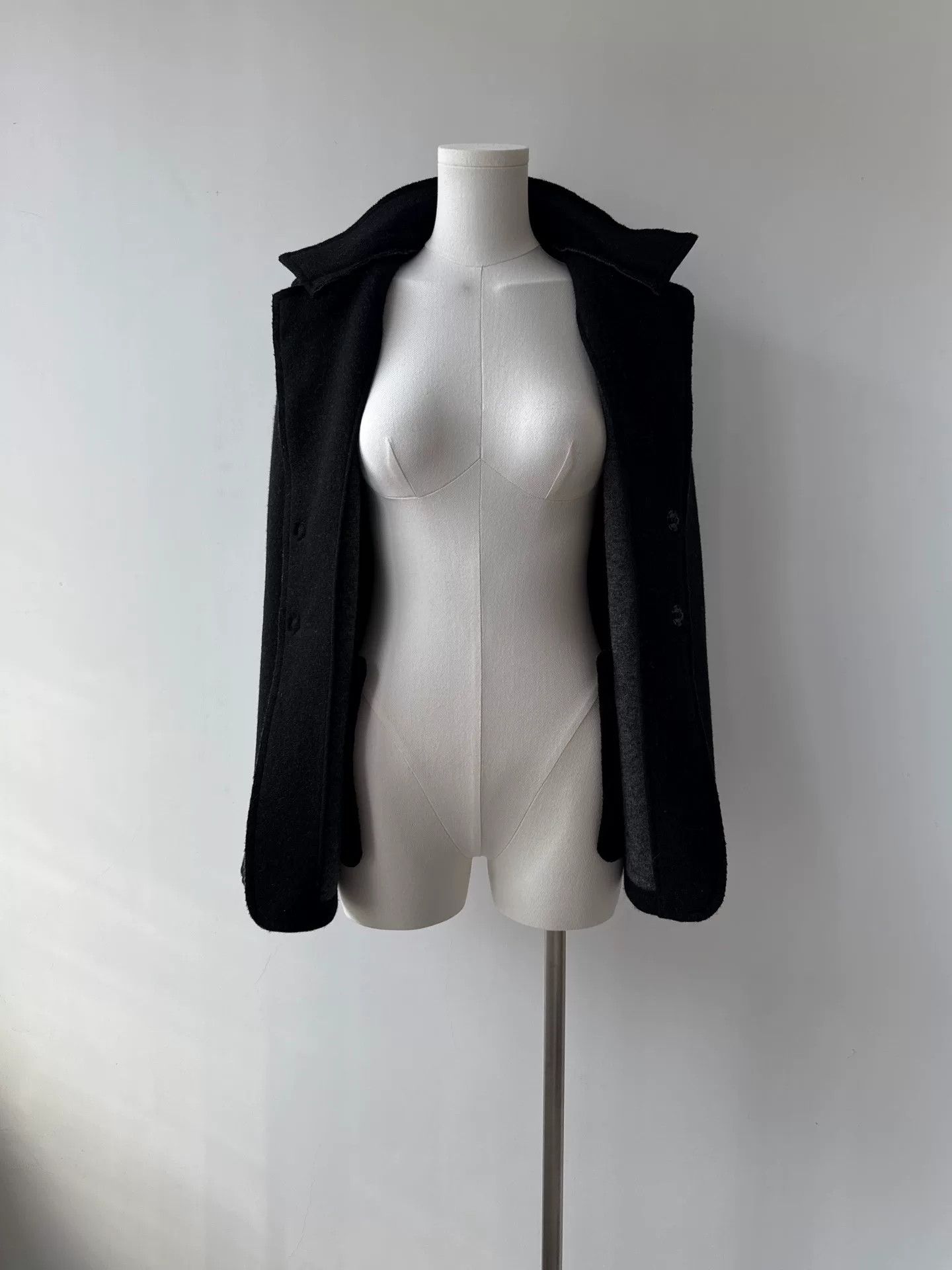Y's yohji yamamoto y's minimalist wool blazer Size US M / EU 48-50 / 2 - 7 Thumbnail