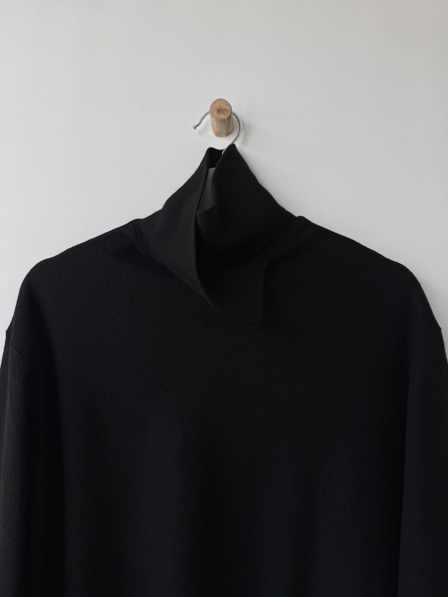 Yohji Yamamoto black wool long sleeve Yohji Yamamoto shirt Size US M / EU 48-50 / 2 - 5 Thumbnail