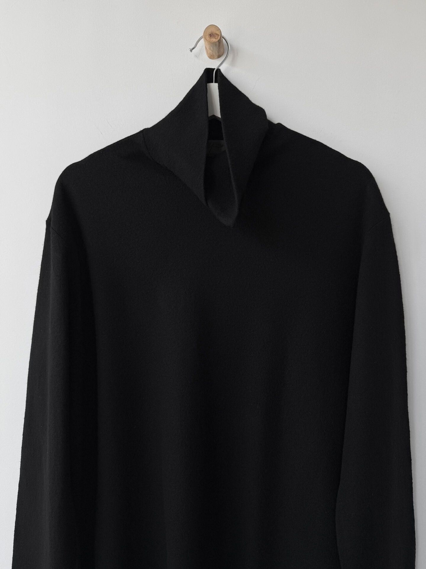 Yohji Yamamoto black wool long sleeve Yohji Yamamoto shirt Size US M / EU 48-50 / 2 - 4 Thumbnail