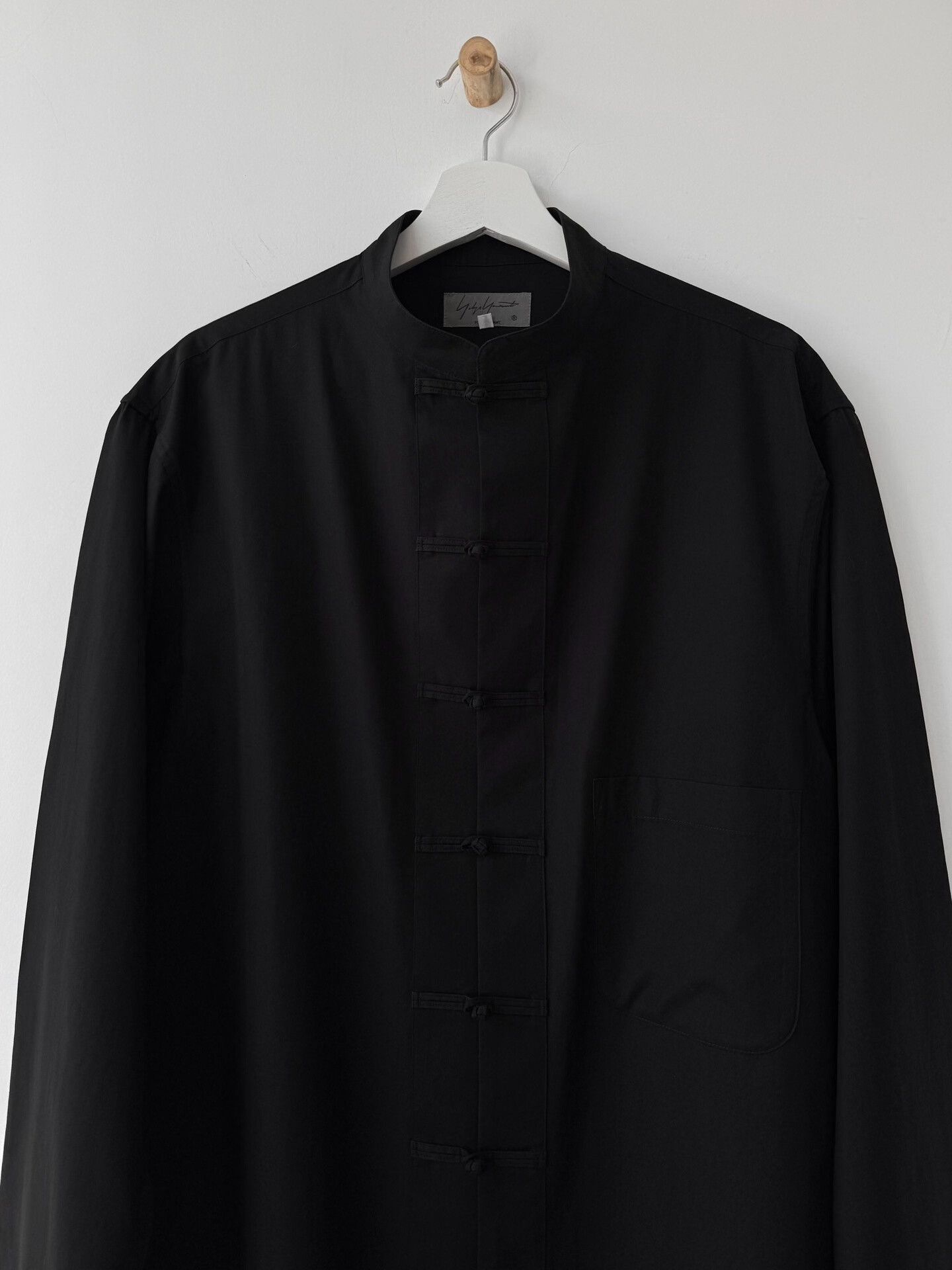 Yohji Yamamoto Yohji Yamamoto Black Cotton Shirt Size US L / EU 52-54 / 3 - 3 Thumbnail