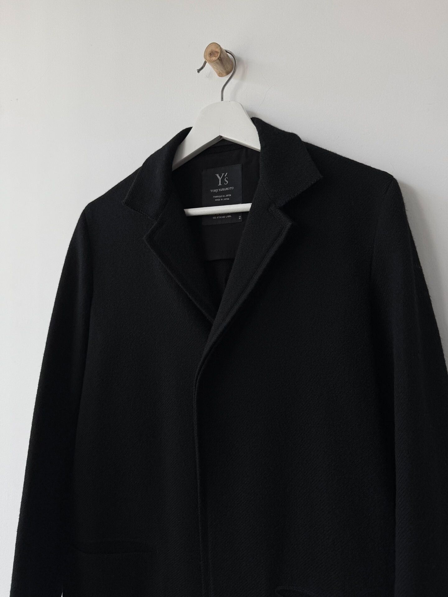 Yohji Yamamoto yohji yamamoto y's minimalist wool coat Size US M / EU 48-50 / 2 - 3 Thumbnail