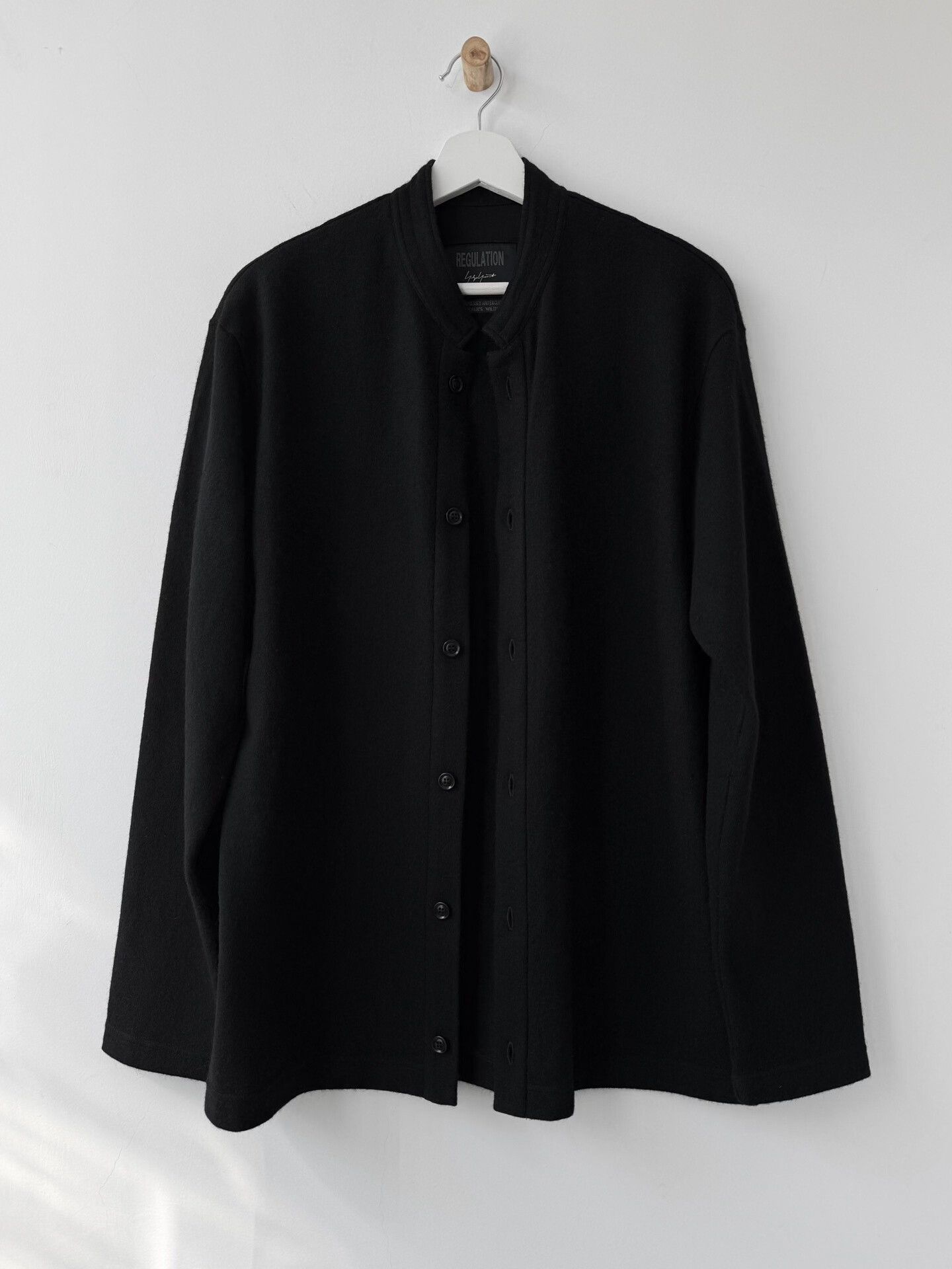 Yohji Yamamoto yohji yamamoto black wool jacket Size US L / EU 52-54 / 3 - 3 Thumbnail