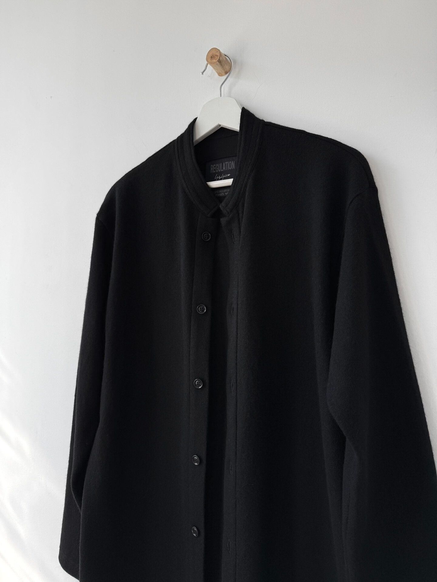 Yohji Yamamoto yohji yamamoto black wool jacket Size US L / EU 52-54 / 3 - 4 Thumbnail