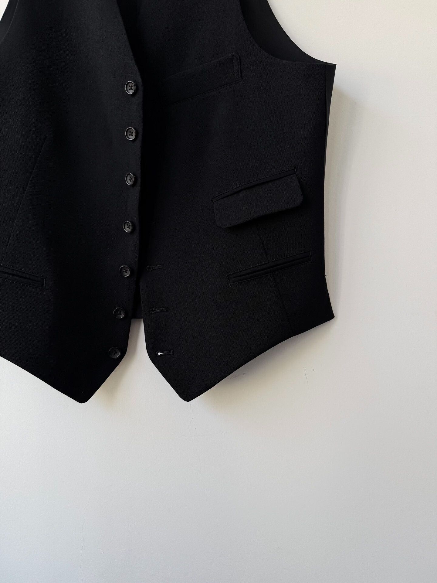 Yohji Yamamoto yohji yamamoto gaba wool black vest Size US M / EU 48-50 / 2 - 4 Thumbnail