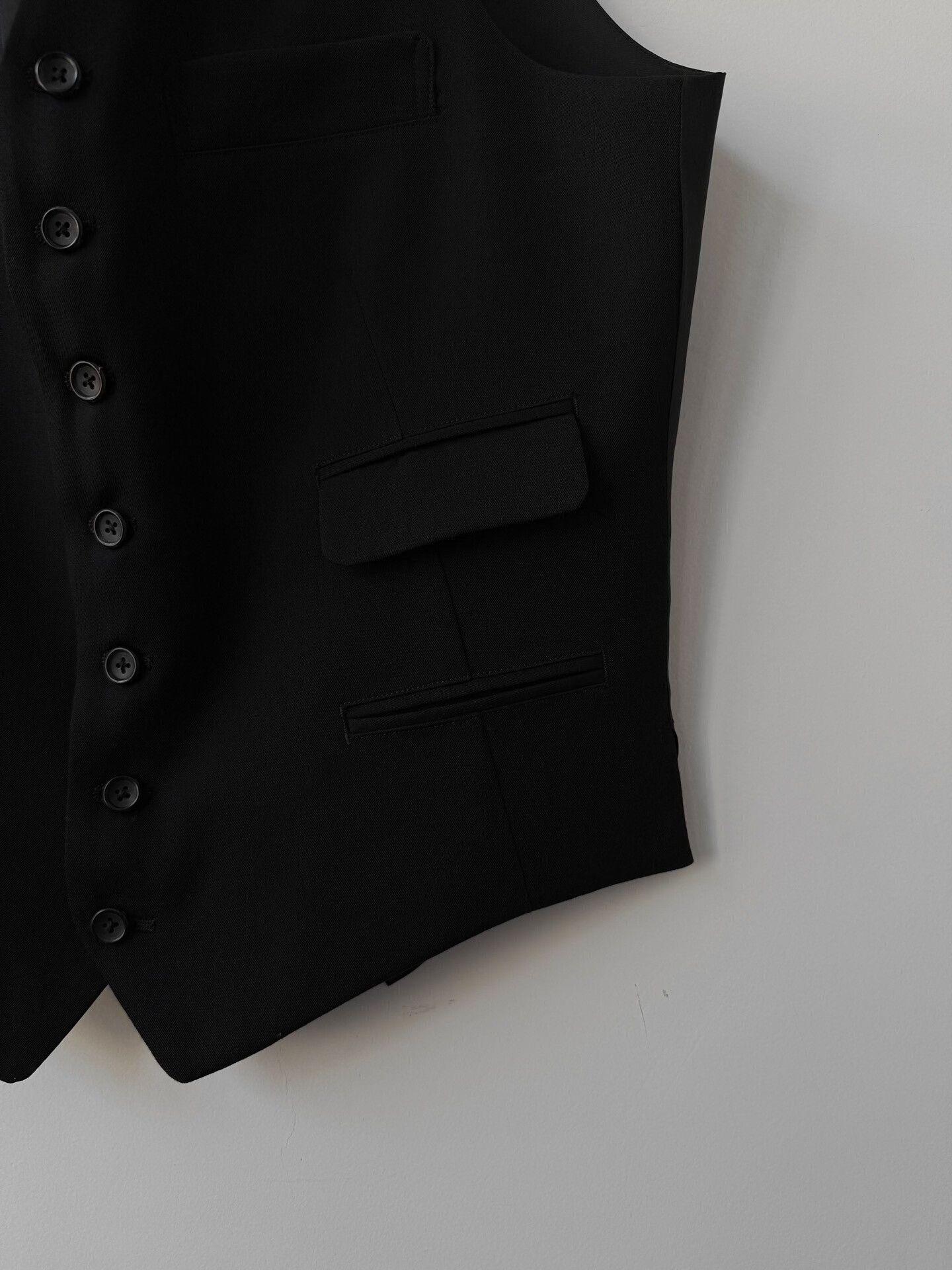 Yohji Yamamoto yohji yamamoto gaba wool black vest Size US M / EU 48-50 / 2 - 6 Thumbnail