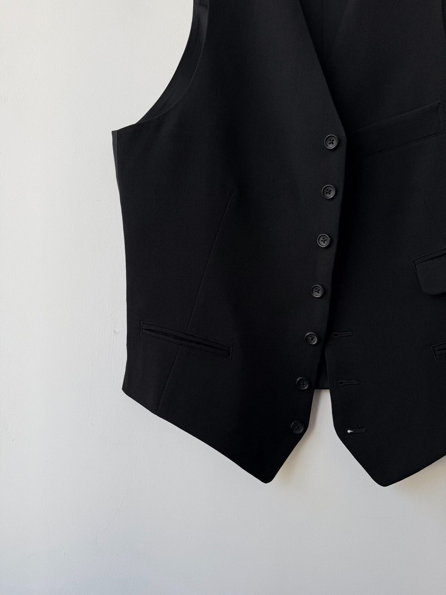 Yohji Yamamoto yohji yamamoto gaba wool black vest Size US M / EU 48-50 / 2 - 5 Thumbnail
