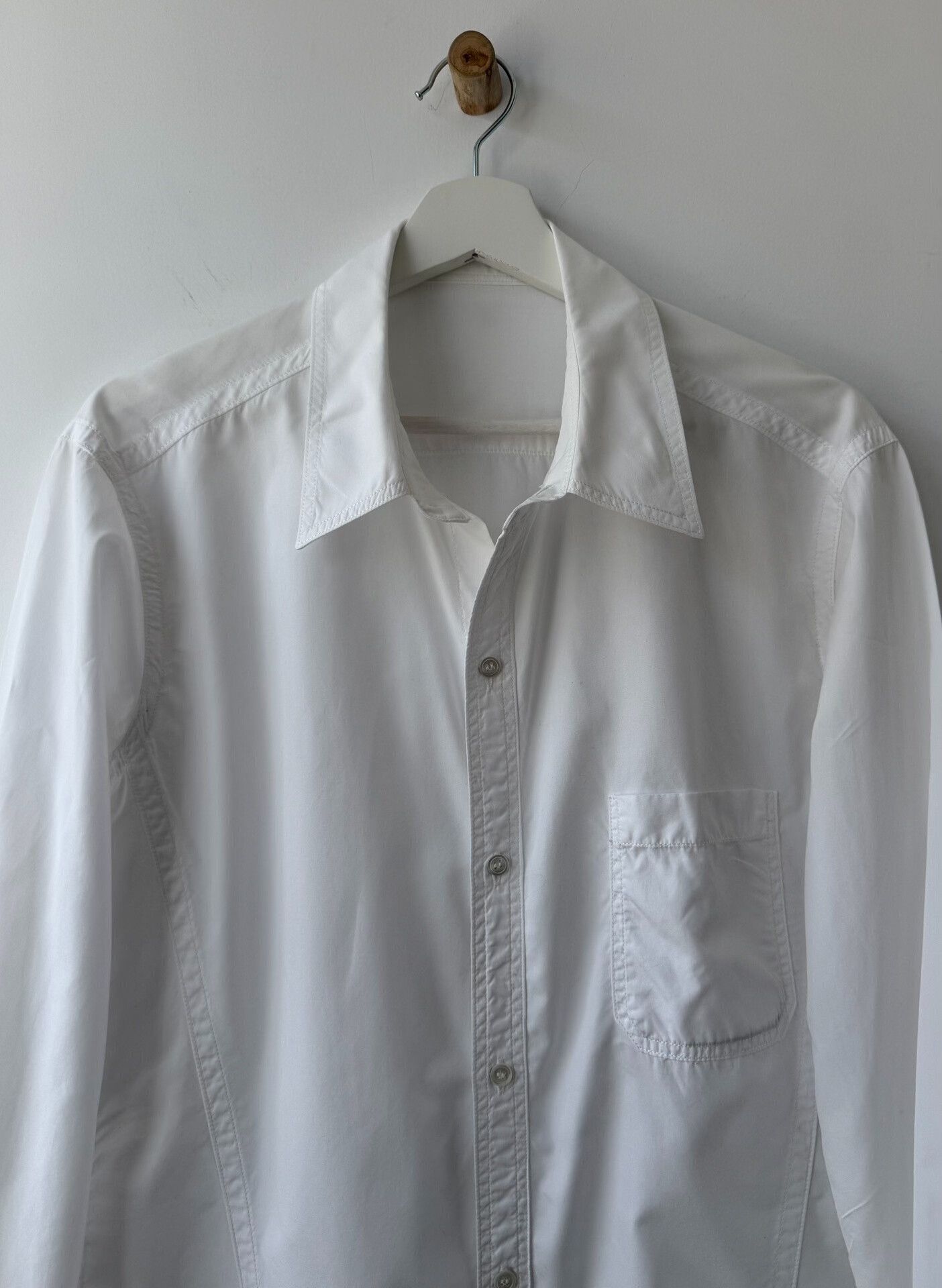 Yohji Yamamoto Yohji Yamamoto Pour Homme Cotton Shirt Size US M / EU 48-50 / 2 - 3 Thumbnail