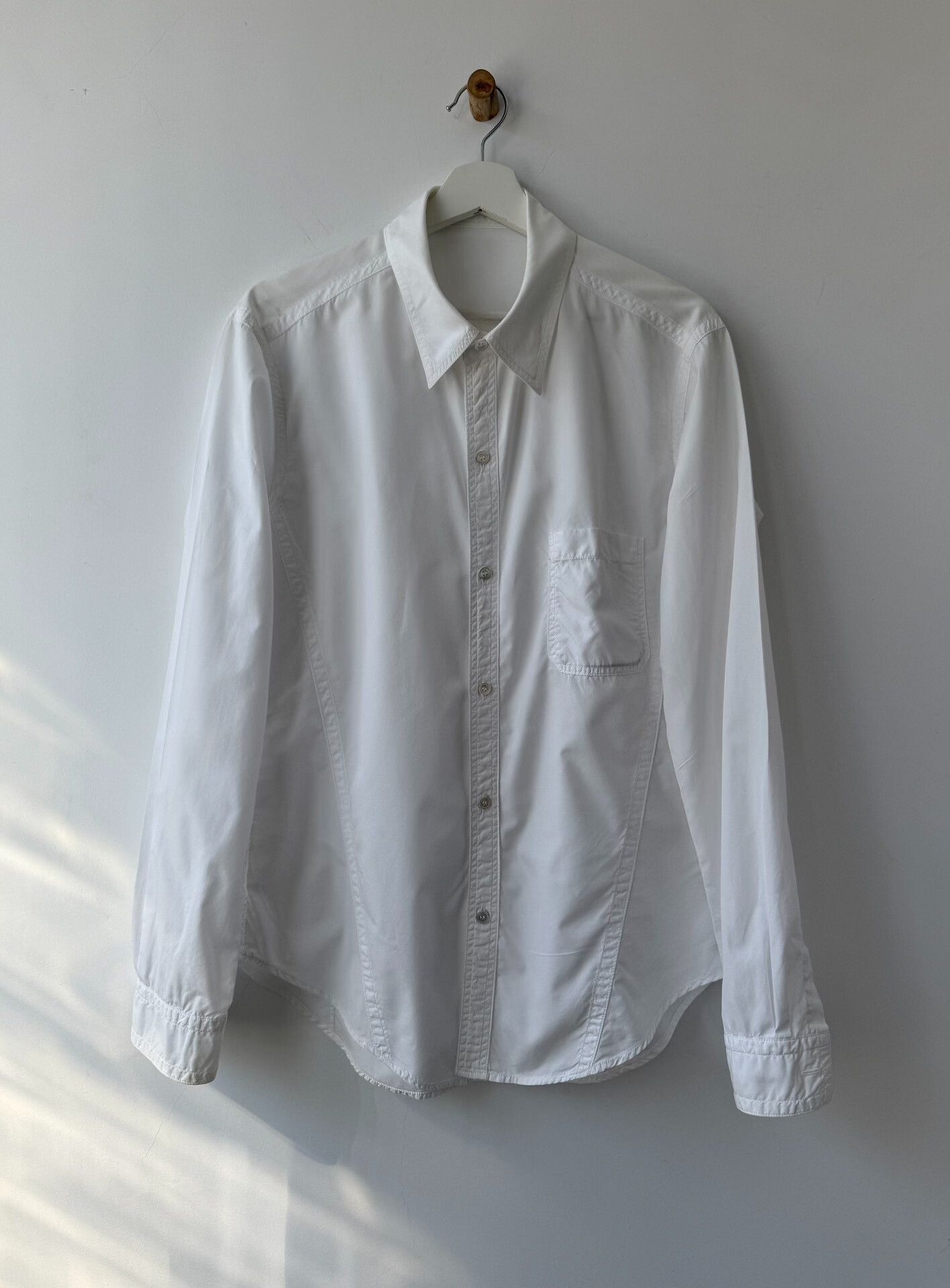 Yohji Yamamoto Yohji Yamamoto Pour Homme Cotton Shirt Size US M / EU 48-50 / 2 - 2 Thumbnail