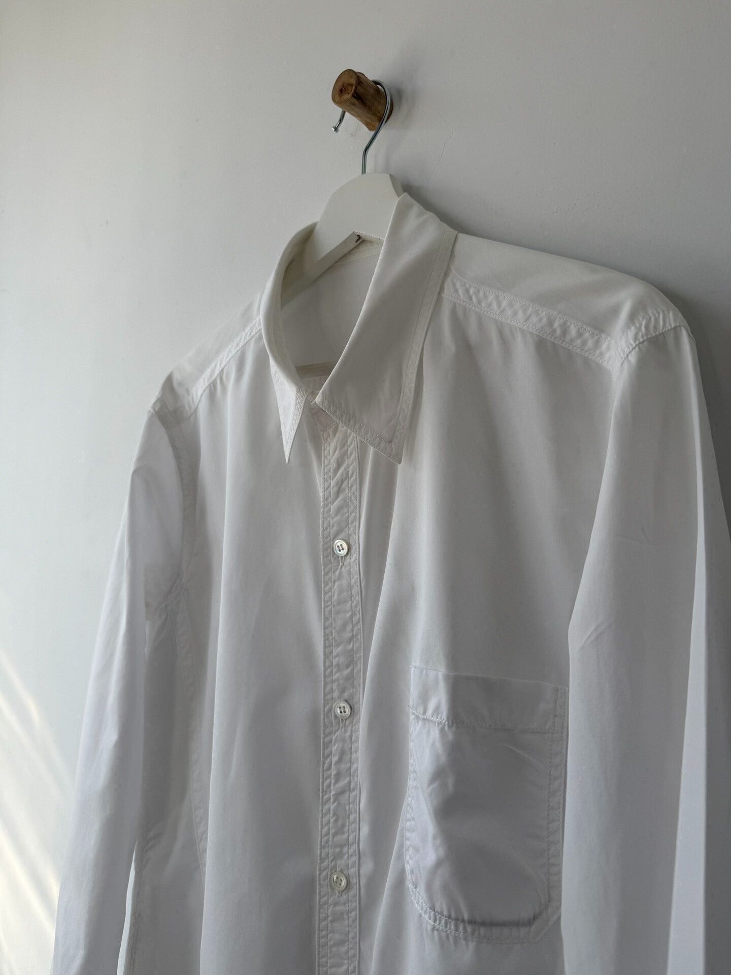 Yohji Yamamoto Yohji Yamamoto Pour Homme Cotton Shirt Size US M / EU 48-50 / 2 - 4 Thumbnail