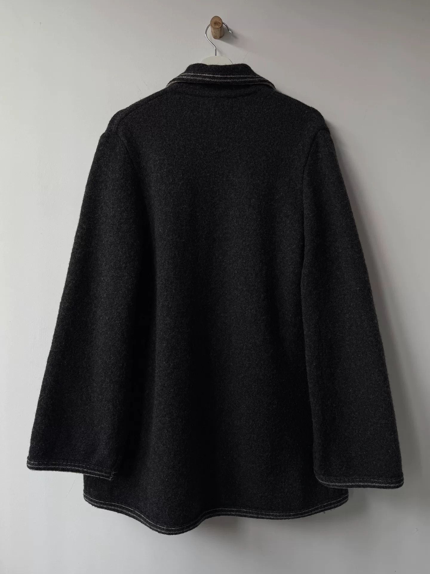 Y's Yohji Yamamoto Wool Jacket with Contrast Edges Size US L / EU 52-54 / 3 - 5 Thumbnail