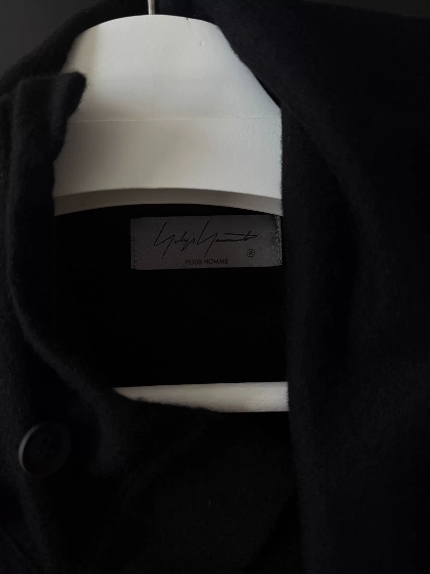 Yohji Yamamoto Yohji Yamamoto Black Wool Asymmetrical Top Size US L / EU 52-54 / 3 - 8 Thumbnail