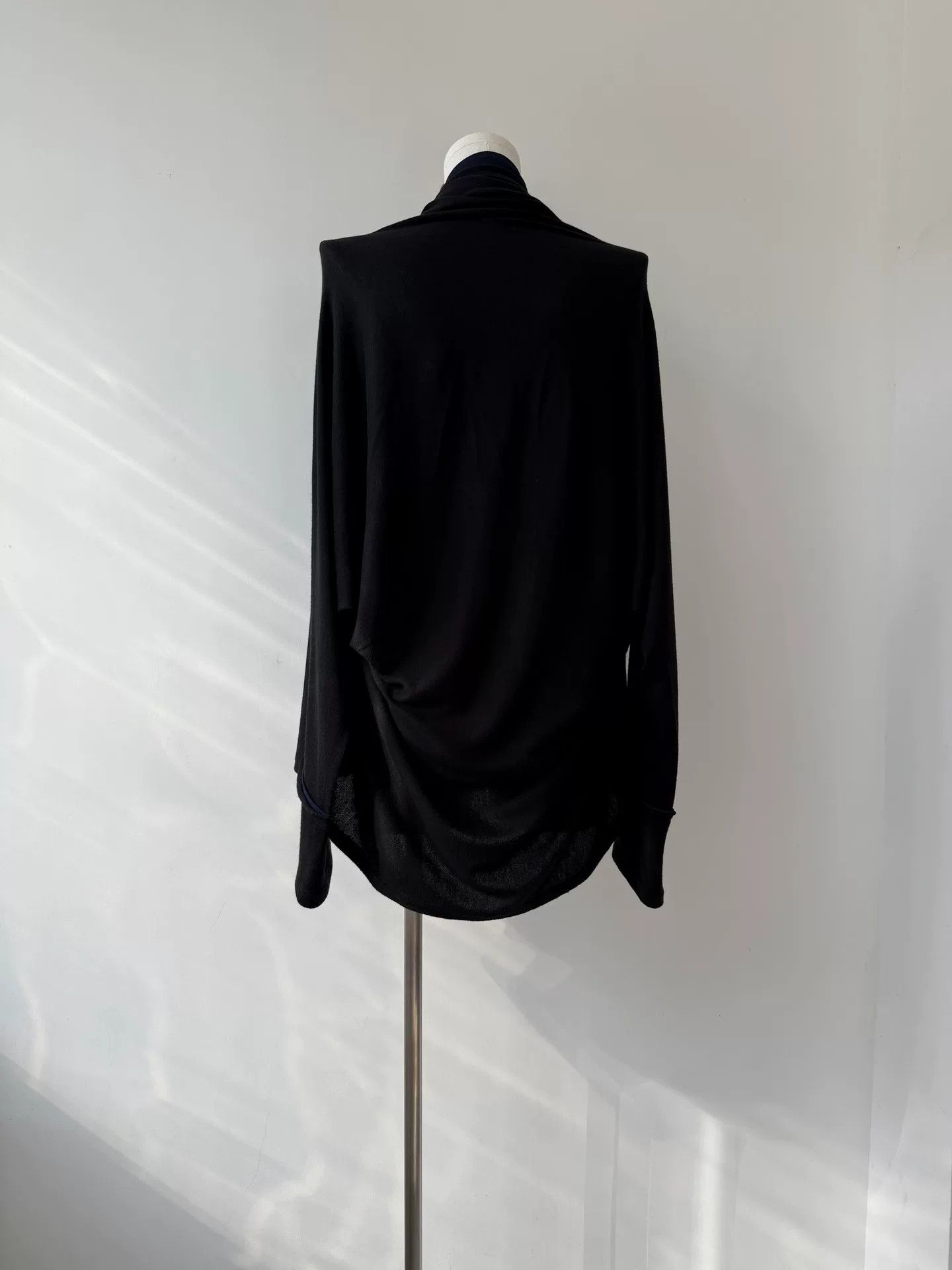 Y's yohji yamamoto layered black cardigan Size US M / EU 48-50 / 2 - 5 Thumbnail