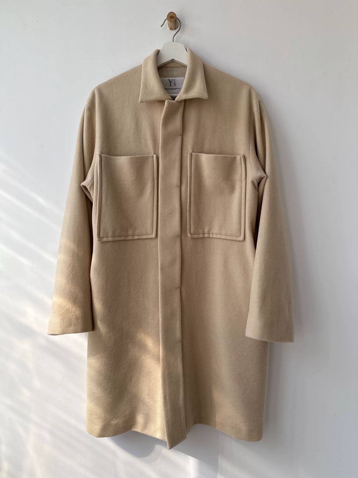 Y's yohji yamamoto wool coat with pockets Size US L / EU 52-54 / 3 - 5 Thumbnail