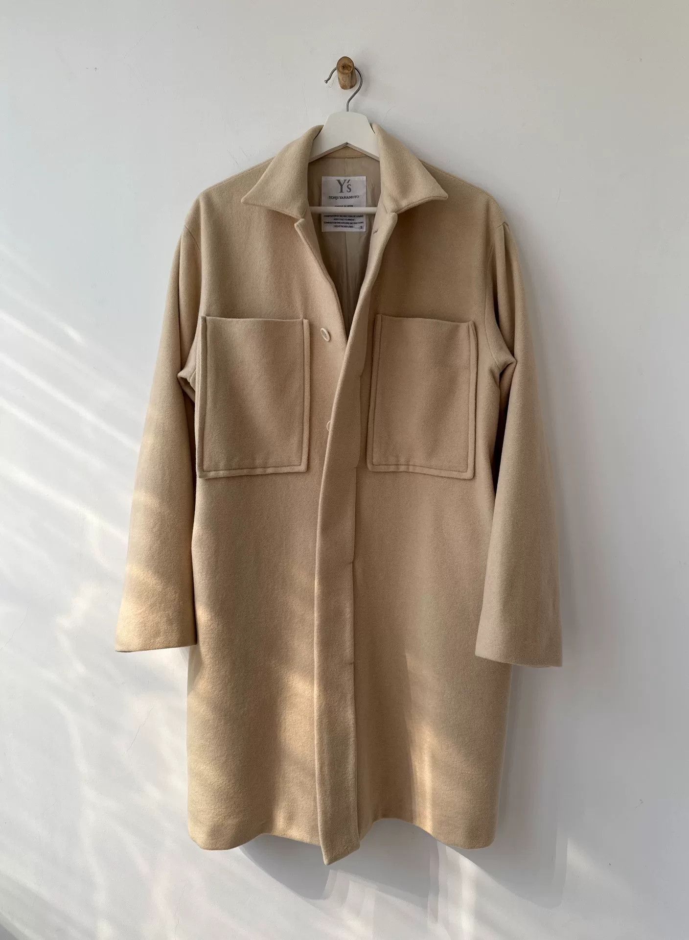 Y's yohji yamamoto wool coat with pockets Size US L / EU 52-54 / 3 - 2 Thumbnail