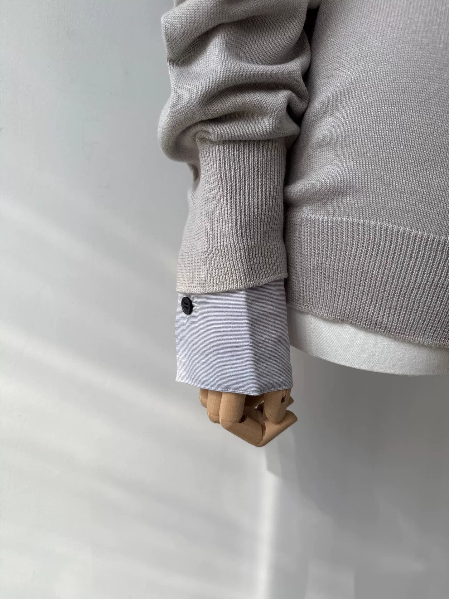 Y's Yohji Yamamoto Y's Layered Knit Cardigan Size M / US 6-8 / IT 42-44 - 6 Thumbnail