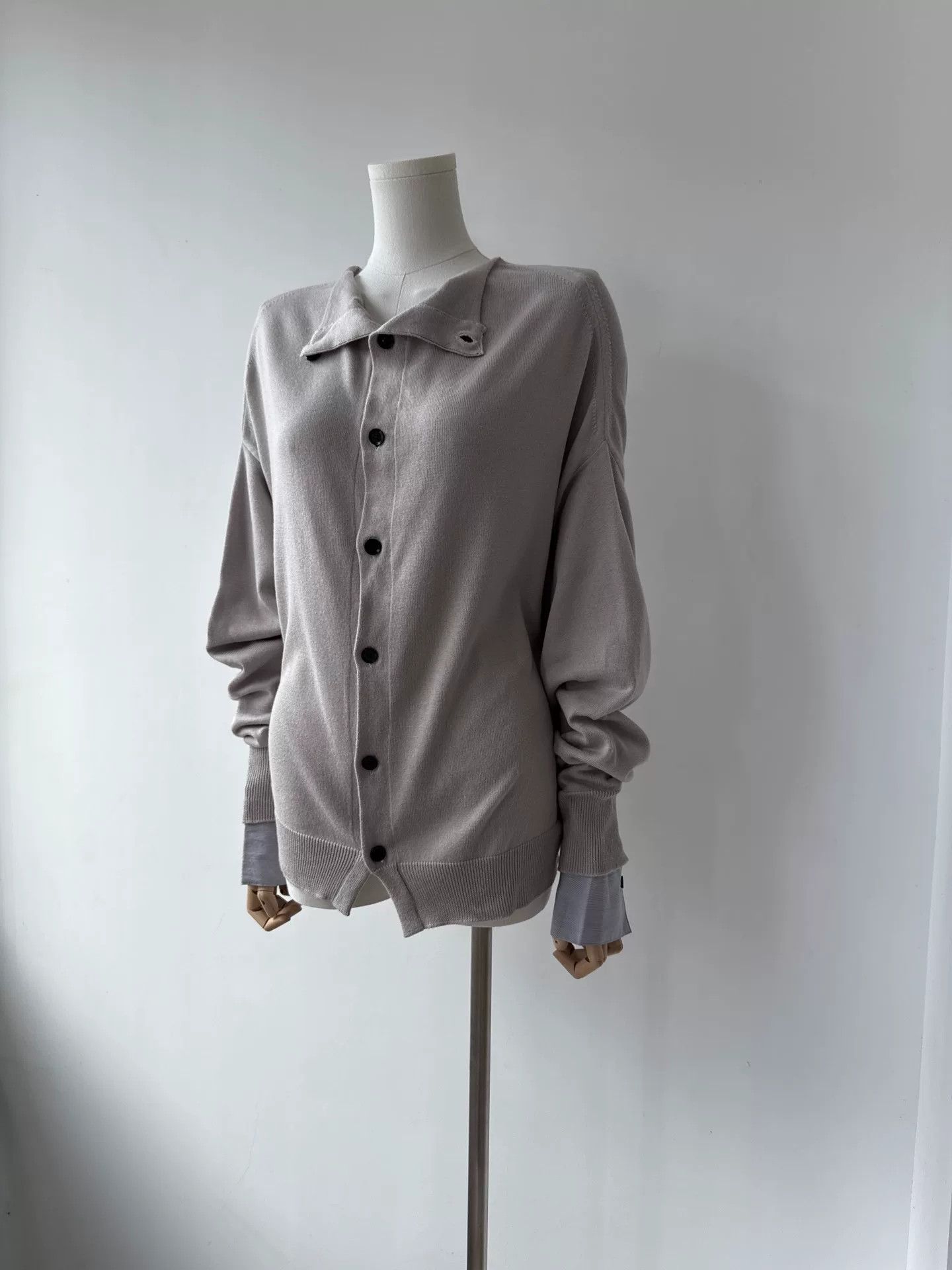 Y's Yohji Yamamoto Y's Layered Knit Cardigan Size M / US 6-8 / IT 42-44 - 5 Thumbnail