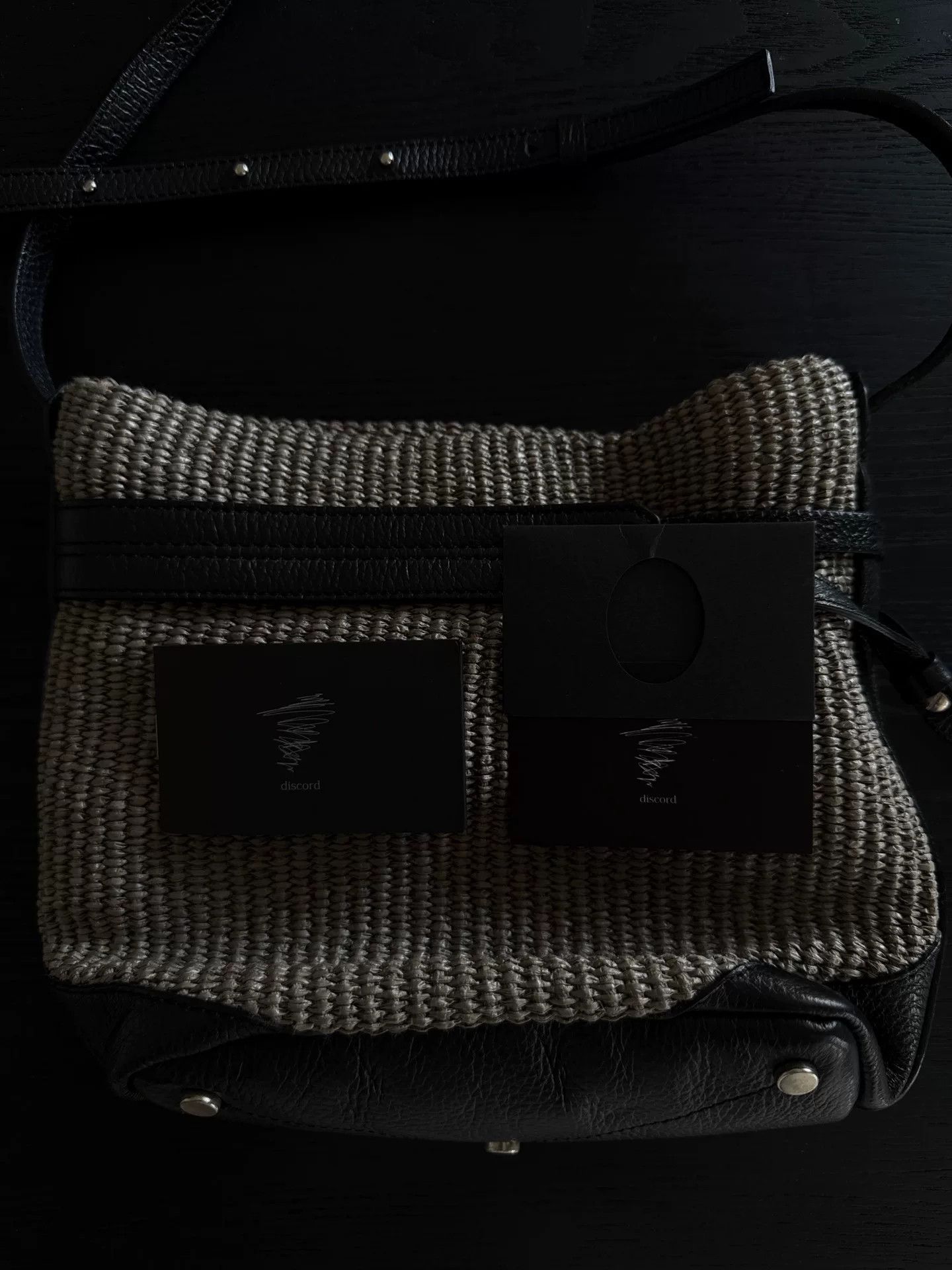 Yohji Yamamoto yohji yamamoto discord woven leather crossbody bag Size ONE SIZE - 9 Thumbnail