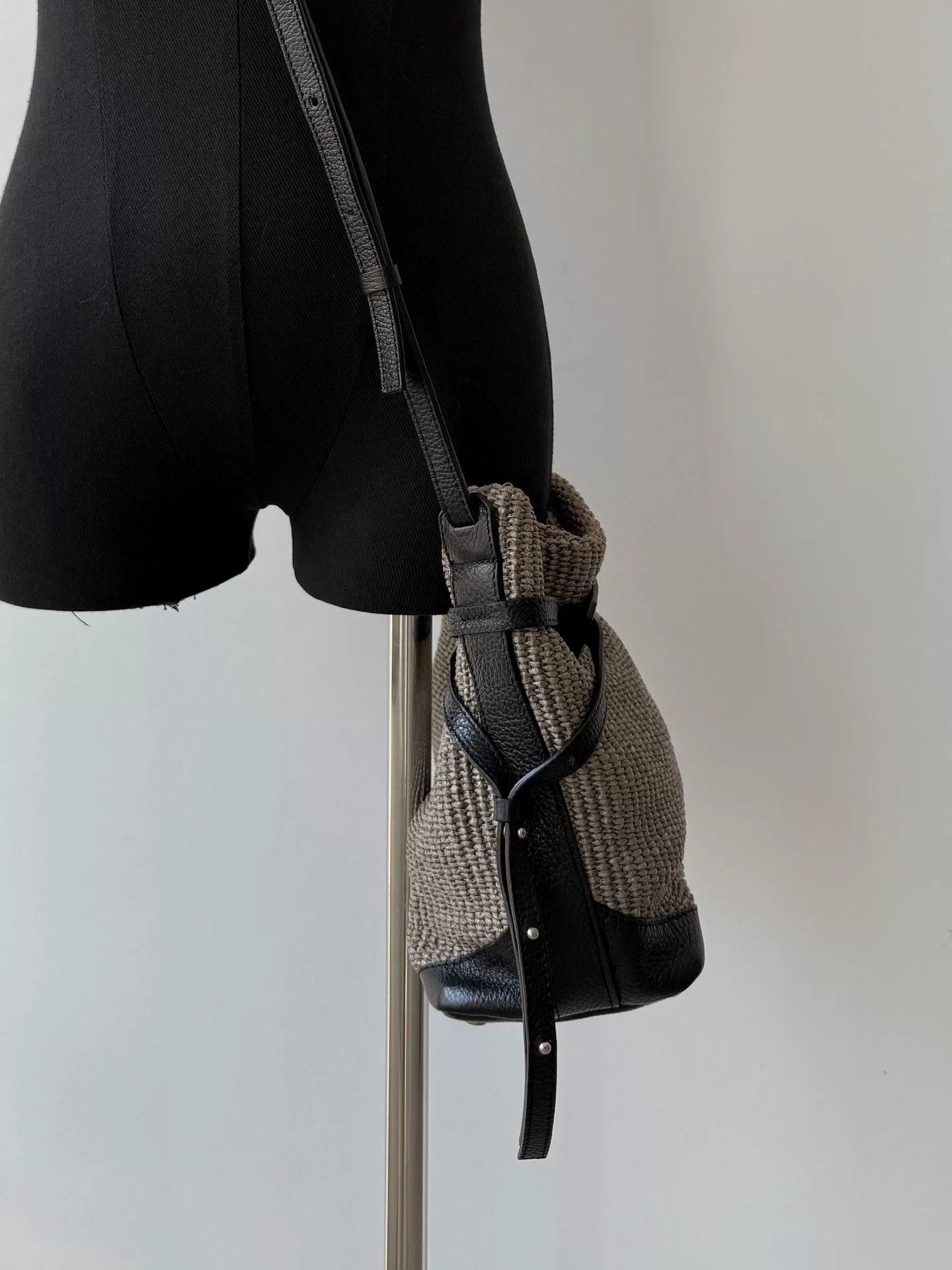 Yohji Yamamoto yohji yamamoto discord woven leather crossbody bag Size ONE SIZE - 3 Thumbnail