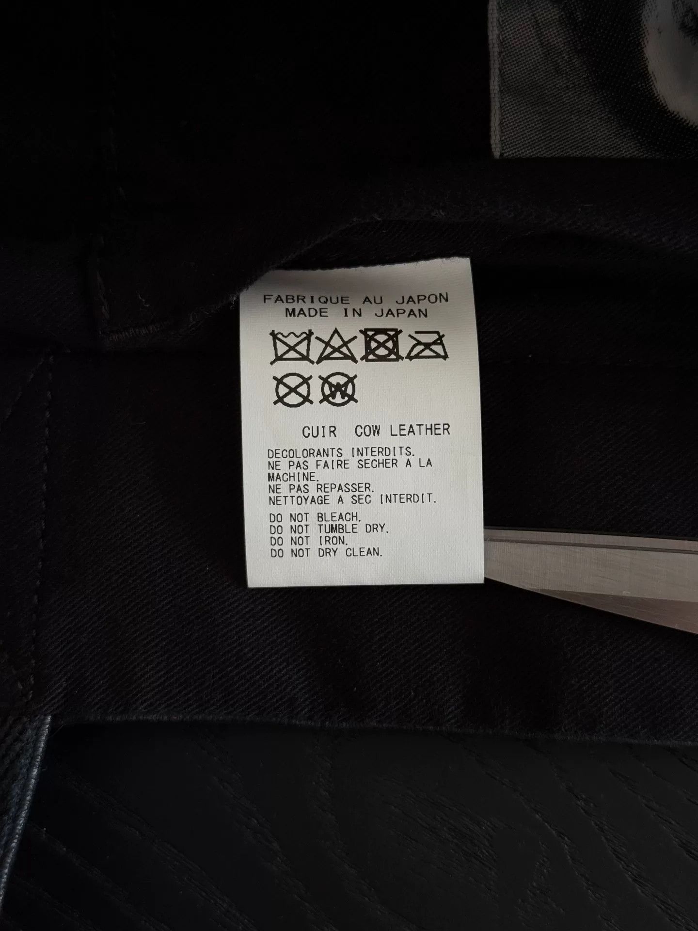 Yohji Yamamoto Yohji Yamamoto Signature Black Tote Bag Size ONE SIZE - 5 Thumbnail