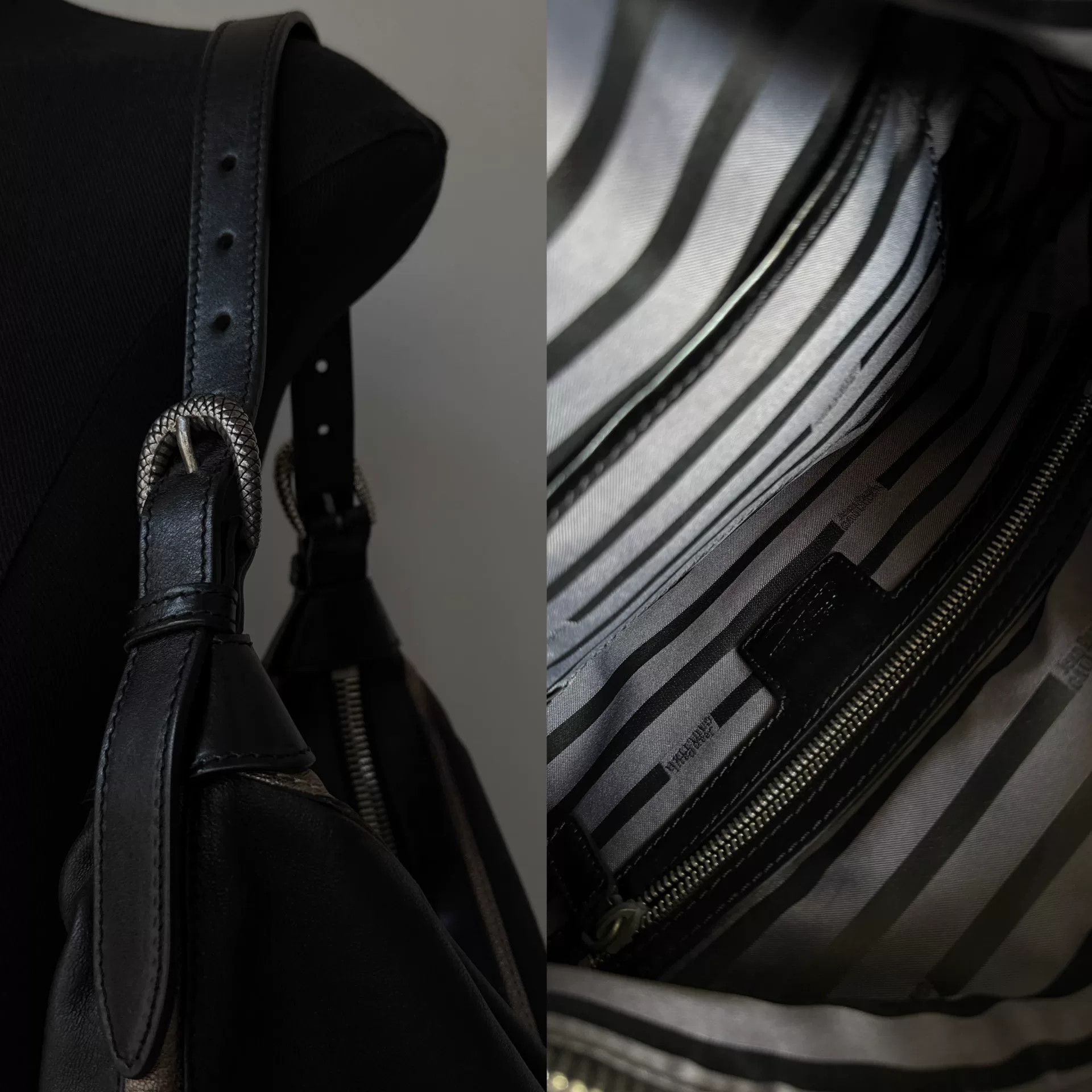 Jean Paul Gaultier Jean Paul Gaultier Black Leather Shoulder Bag Size ONE SIZE - 9 Thumbnail