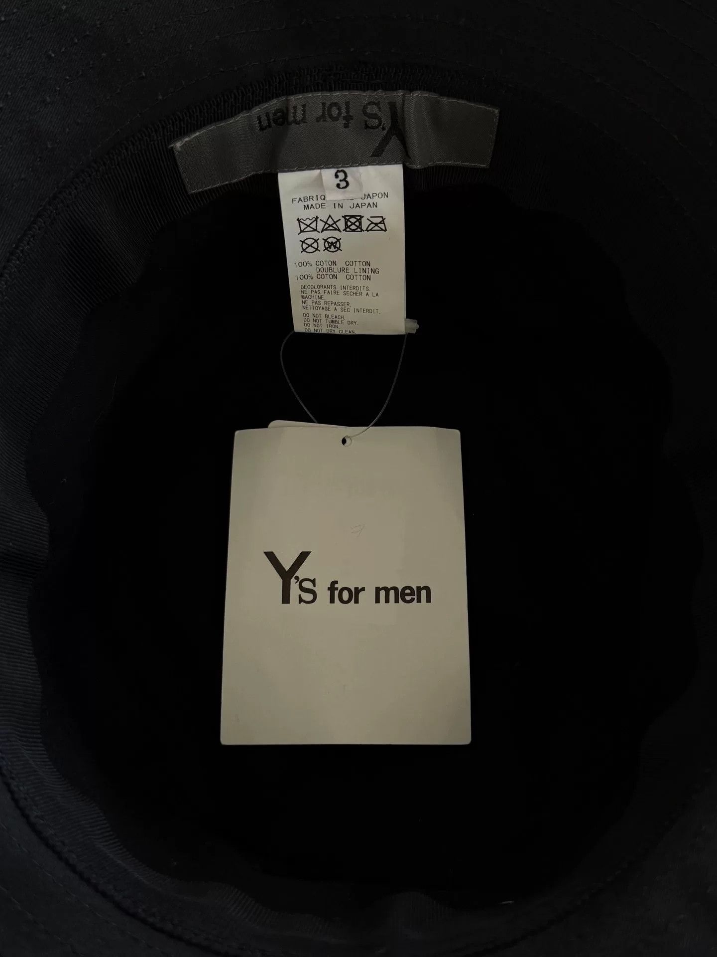 Y's for Men Yohji Yamamoto Y's Black Bucket Hat Size ONE SIZE - 5 Thumbnail