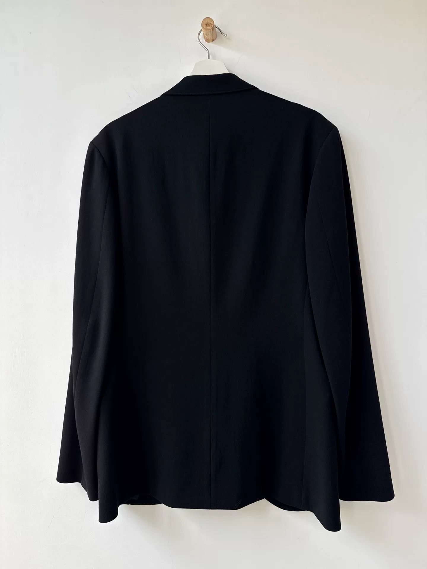 Yohji Yamamoto Yohji Yamamoto Black Wool Suit Jacket Size US L / EU 52-54 / 3 - 8 Thumbnail