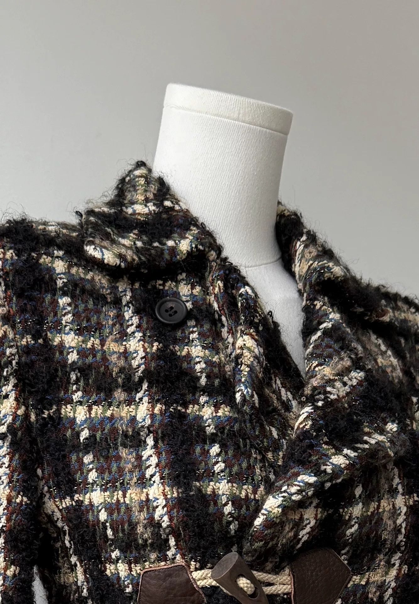 Y's yohji yamamoto wool horn button jacket Size S / US 4 / IT 40 - 3 Thumbnail