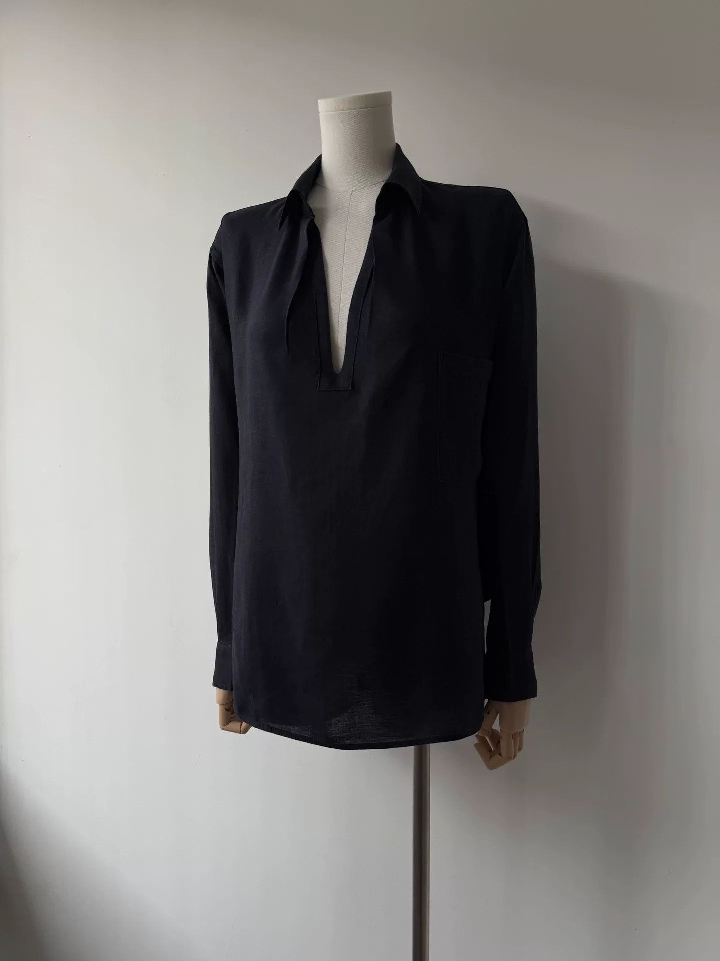 Y's Yohji Yamamoto Y's Minimalist Linen Shirt Size US M / EU 48-50 / 2 - 2 Thumbnail