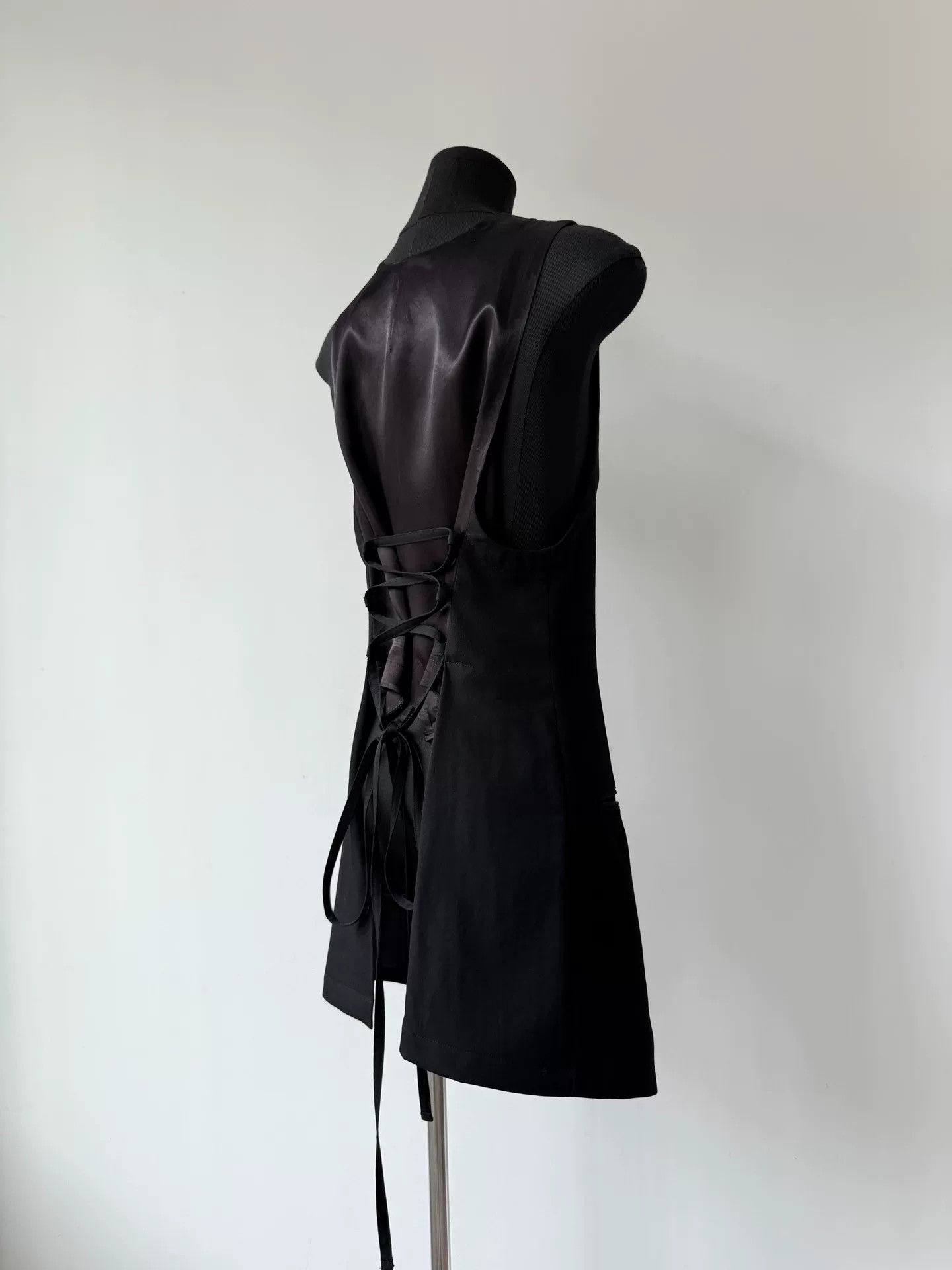 Limi Feu Yohji Yamamoto Sleeveless Vest with Ties Size ONE SIZE - 7 Thumbnail