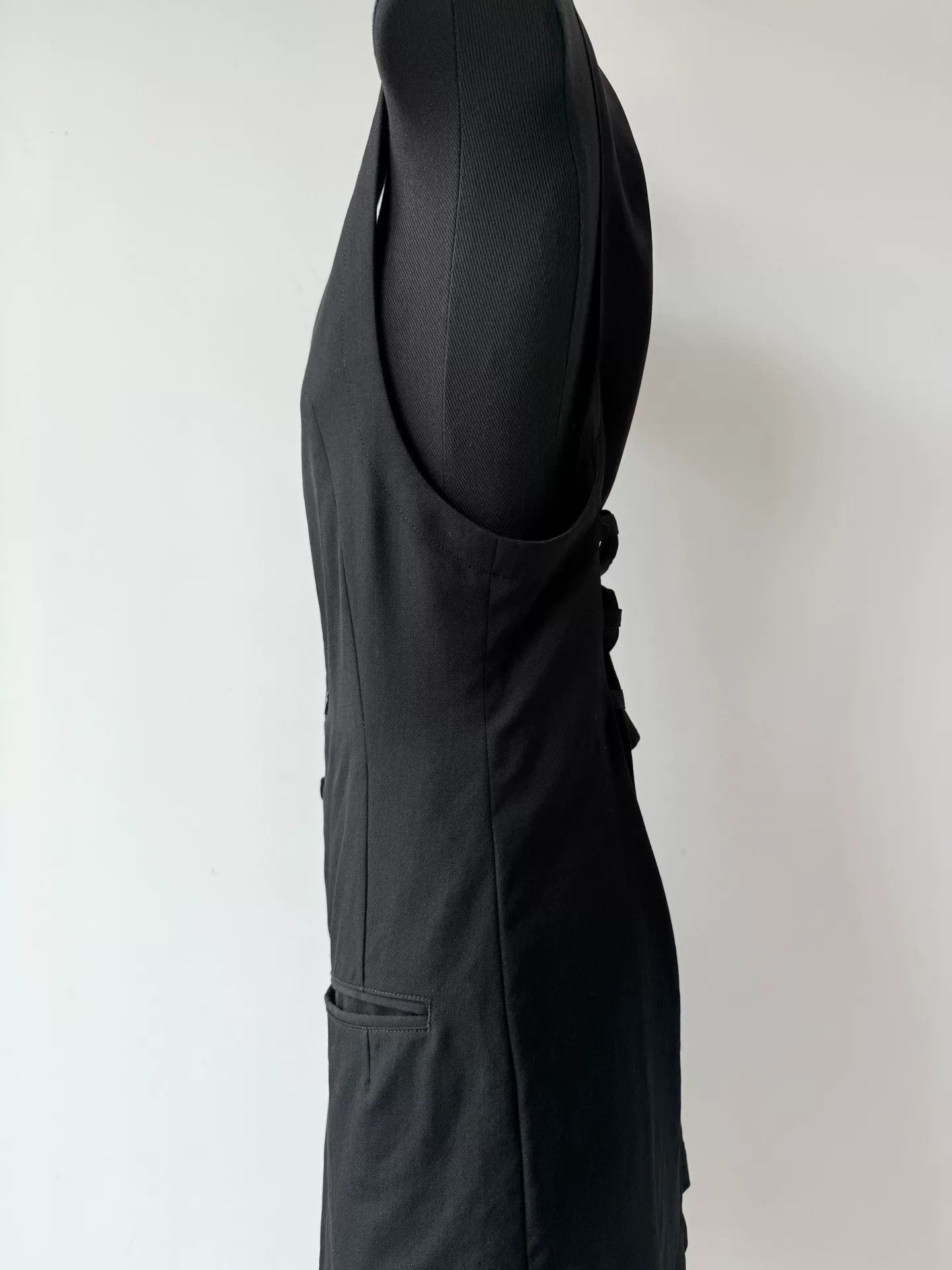 Limi Feu Yohji Yamamoto Sleeveless Vest with Ties Size ONE SIZE - 4 Thumbnail