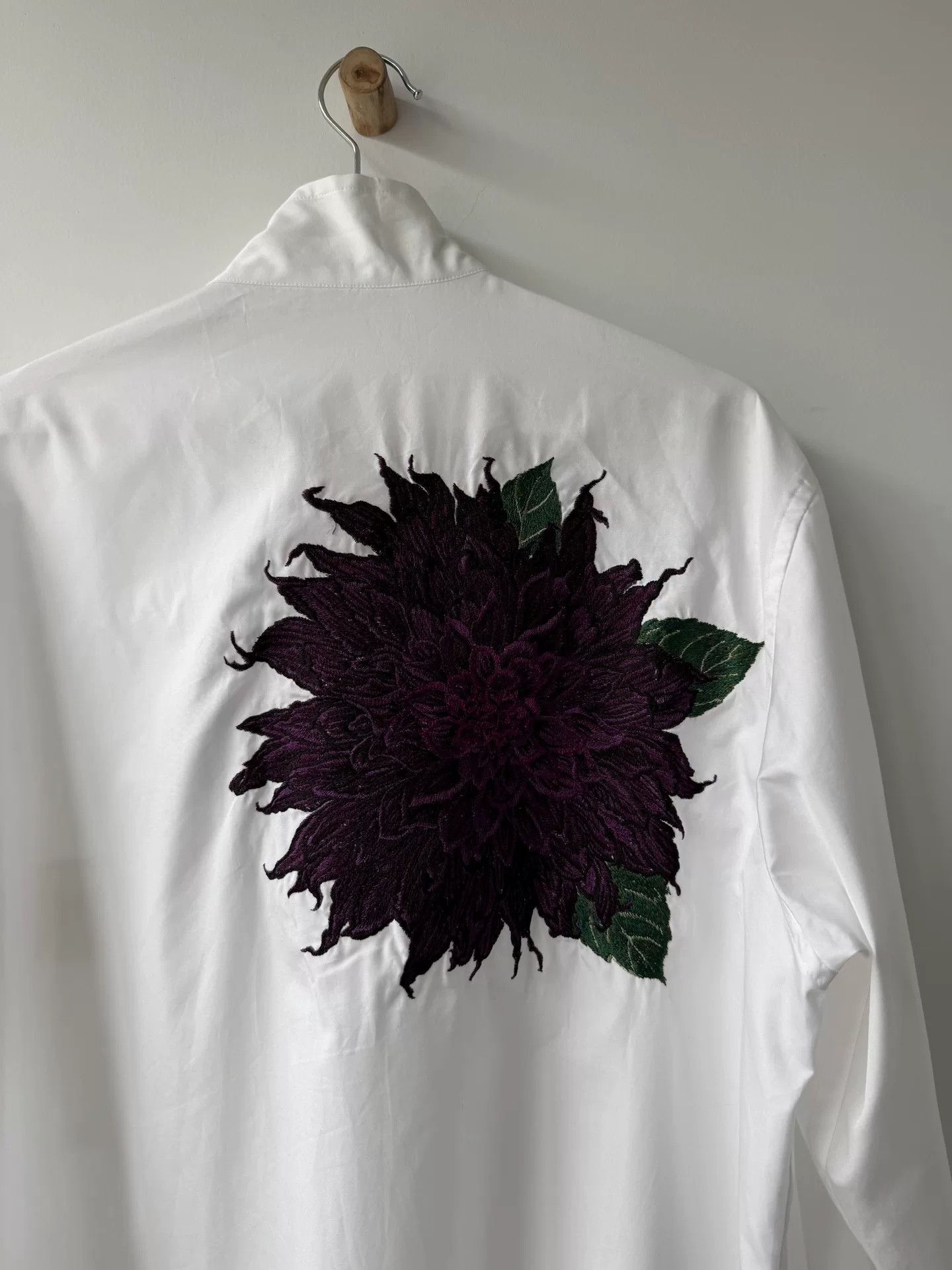 Yohji Yamamoto purple floral shirt by yohji yamamoto Size US M / EU 48-50 / 2 - 5 Thumbnail