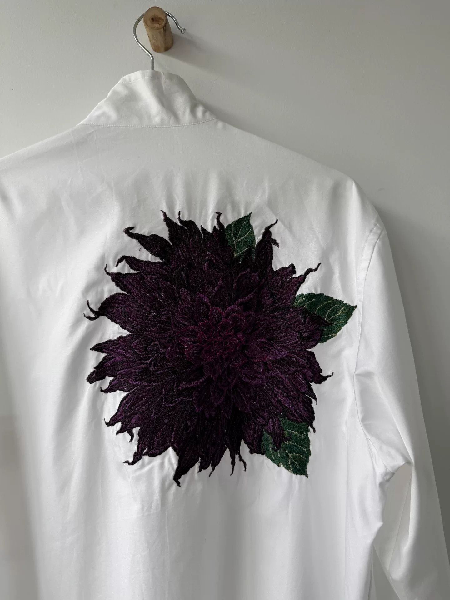 Yohji Yamamoto purple floral shirt by yohji yamamoto Size US M / EU 48-50 / 2 - 4 Thumbnail