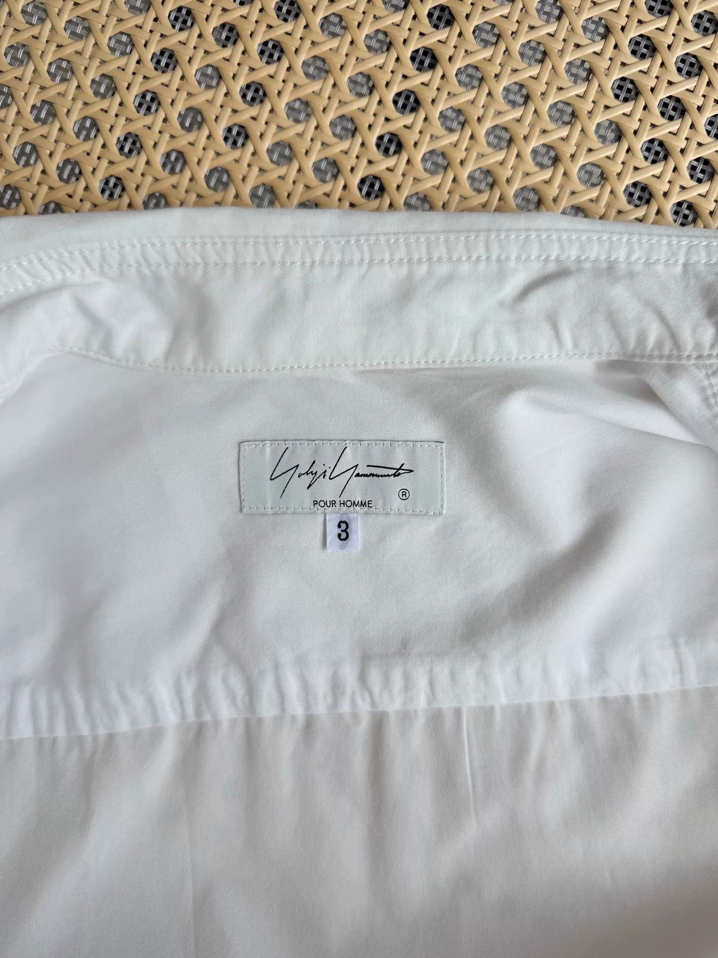 Yohji Yamamoto yohji yamamoto pour homme white shirt Size US M / EU 48-50 / 2 - 5 Thumbnail