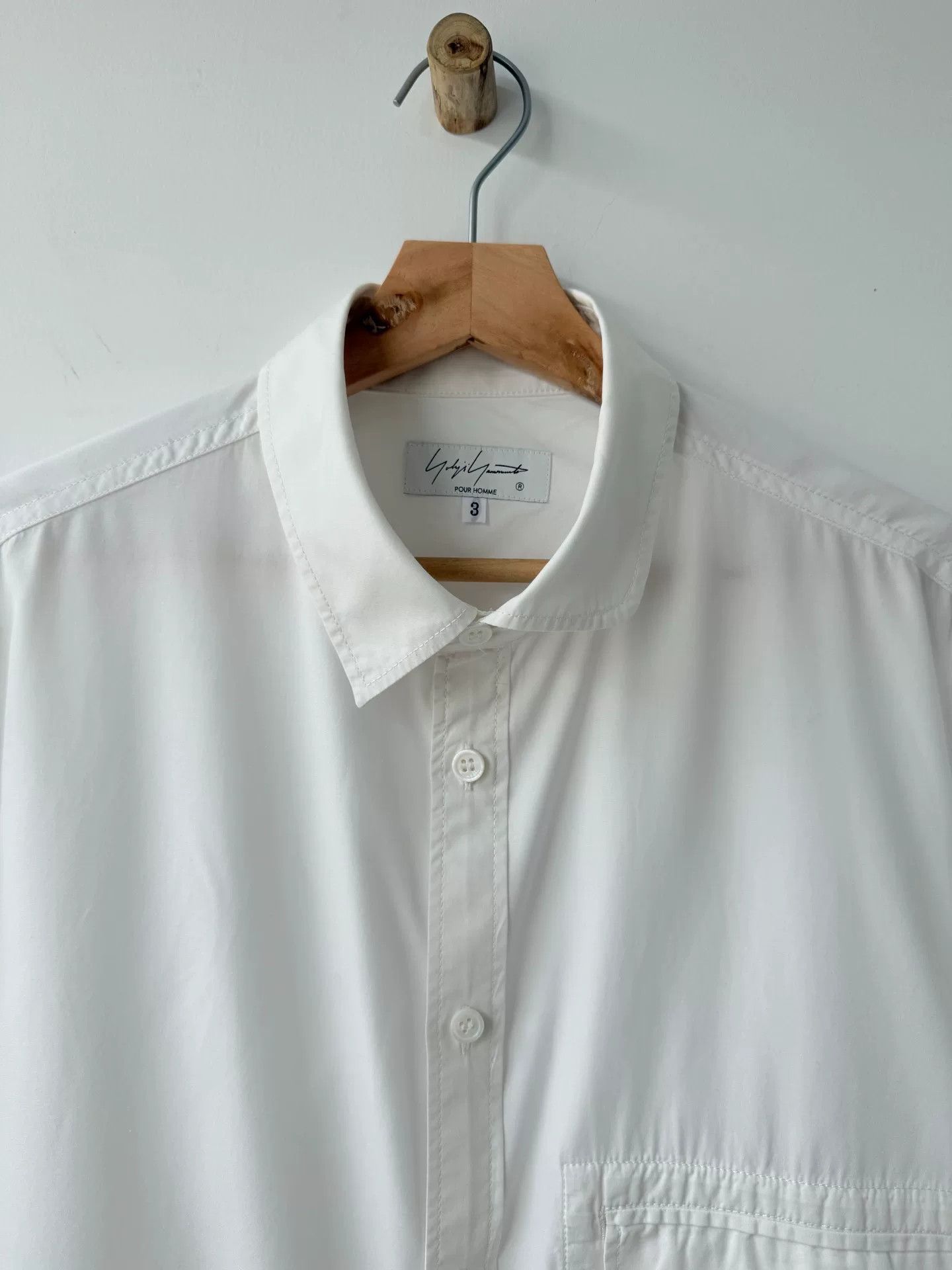 Yohji Yamamoto yohji yamamoto pour homme white shirt Size US M / EU 48-50 / 2 - 4 Thumbnail