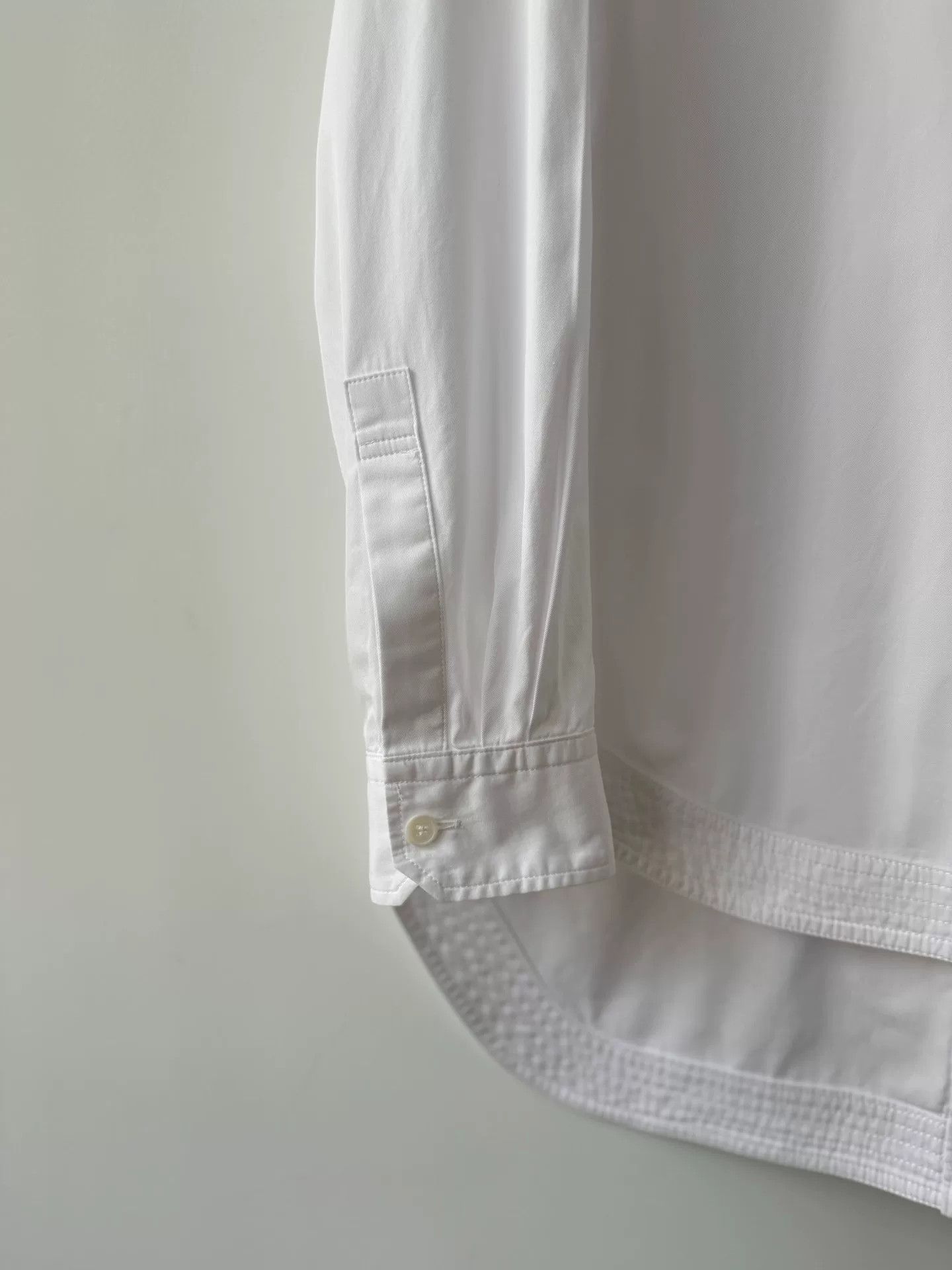 Yohji Yamamoto Yohji Yamamoto 90s White Button-Up Shirt Size US L / EU 52-54 / 3 - 8 Thumbnail