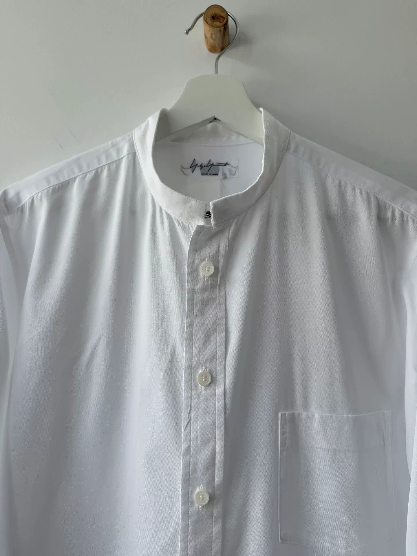 Yohji Yamamoto Yohji Yamamoto 90s White Button-Up Shirt Size US L / EU 52-54 / 3 - 5 Thumbnail