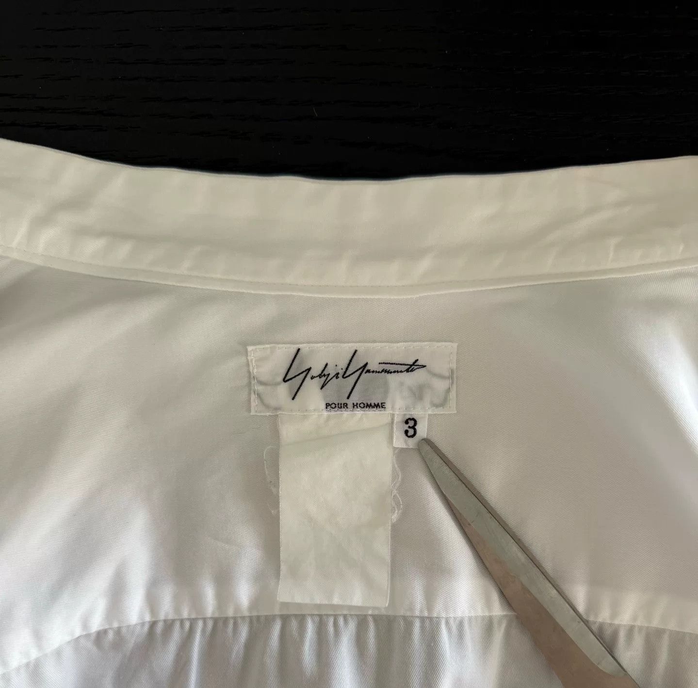 Yohji Yamamoto Yohji Yamamoto 90s White Button-Up Shirt Size US L / EU 52-54 / 3 - 9 Thumbnail
