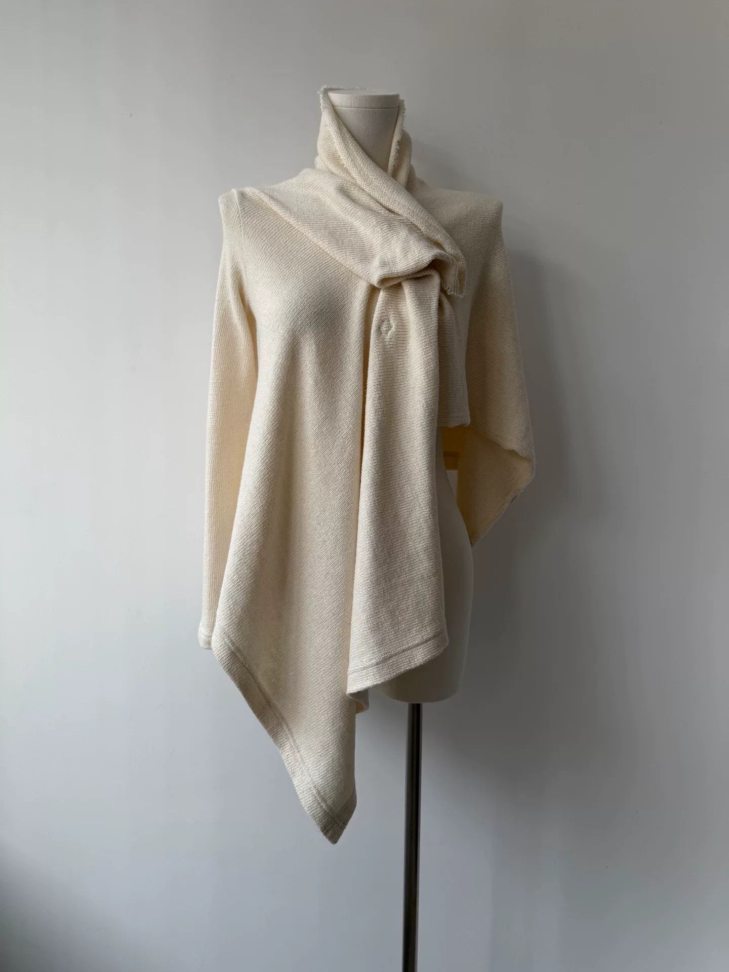 Y's unique yohji yamamoto asymmetric cardigan Size M / US 6-8 / IT 42-44 - 2 Thumbnail