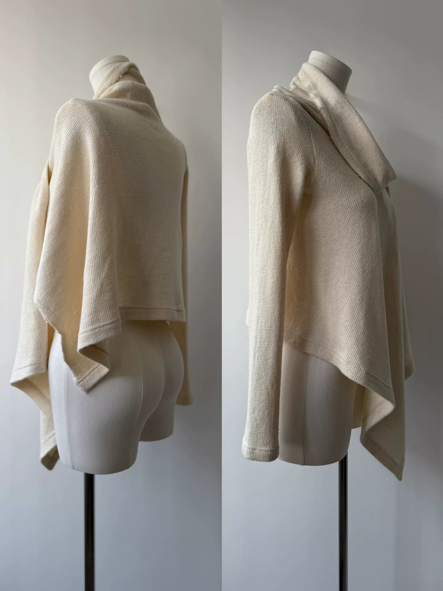 Y's unique yohji yamamoto asymmetric cardigan Size M / US 6-8 / IT 42-44 - 6 Thumbnail