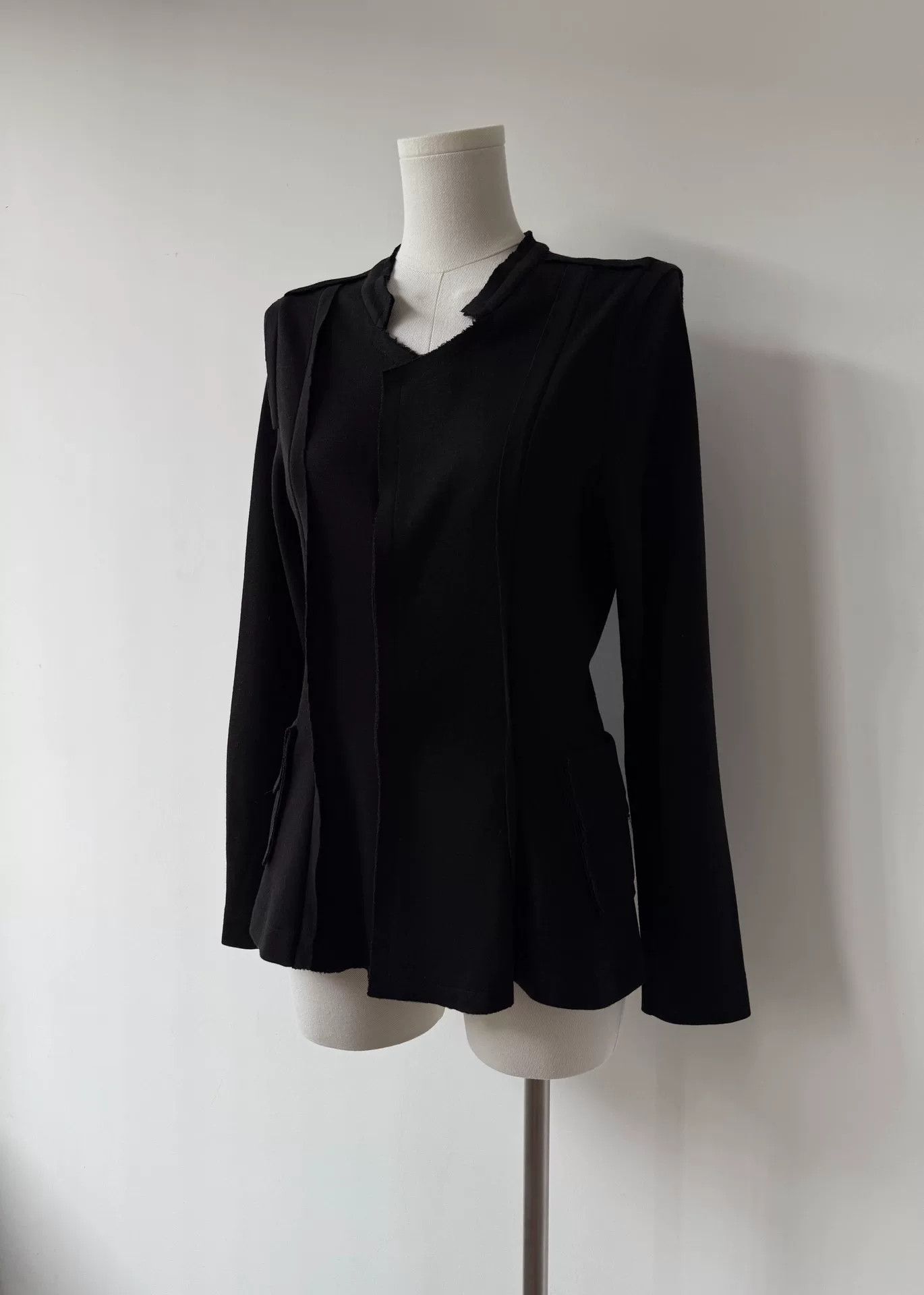 Y's yohji yamamoto y's wool cardigan jacket Size S / US 4 / IT 40 - 2 Thumbnail