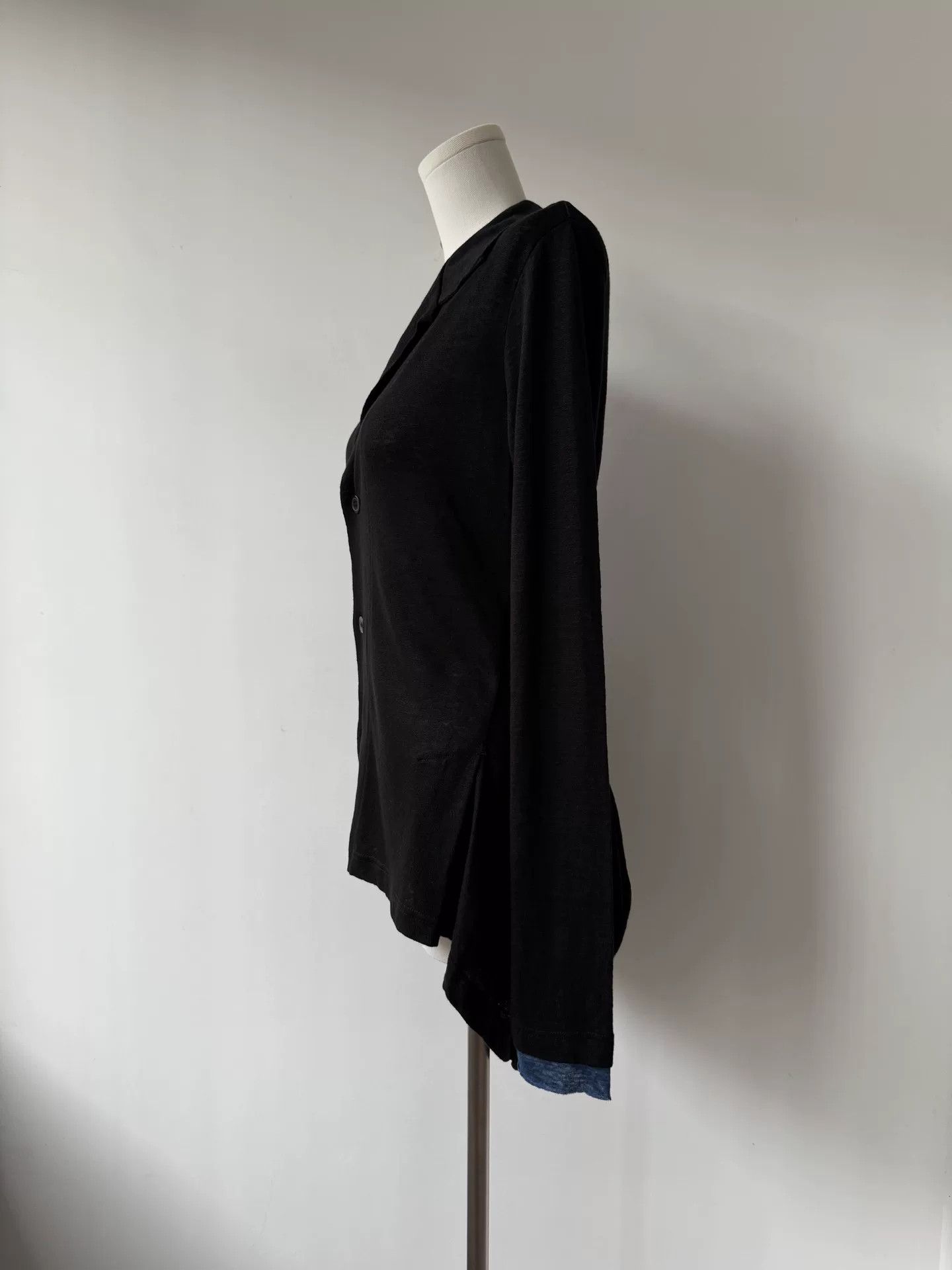 Y's y's black linen peplum cardigan jacket Size S / US 4 / IT 40 - 5 Thumbnail
