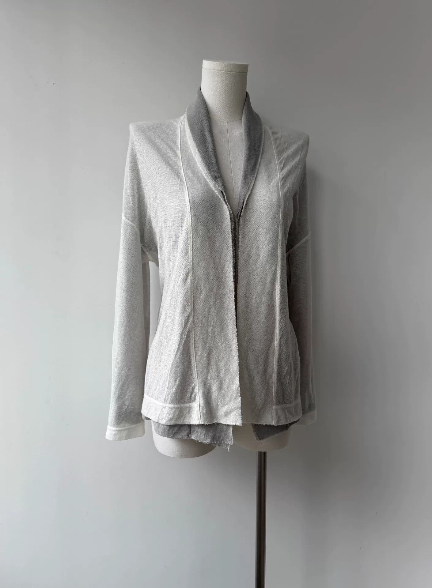 Y's Yohji Yamamoto Double-Layered Knit Cardigan Size M / US 6-8 / IT 42-44 - 5 Thumbnail