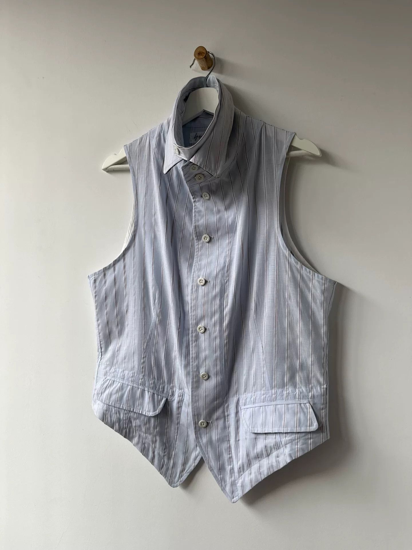 Yohji Yamamoto yohji yamamoto pour homme embroidered vest Size US L / EU 52-54 / 3 - 3 Thumbnail
