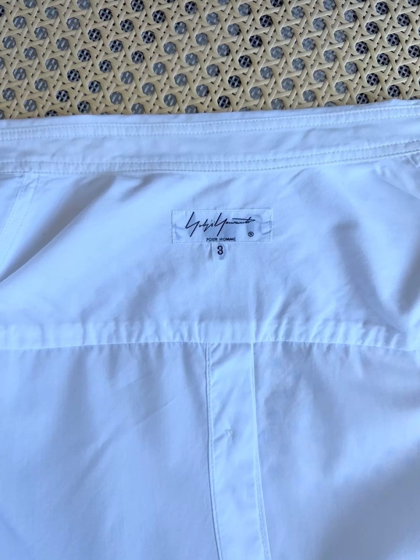Yohji Yamamoto yohji yamamoto pour homme white shirt Size US M / EU 48-50 / 2 - 9 Thumbnail