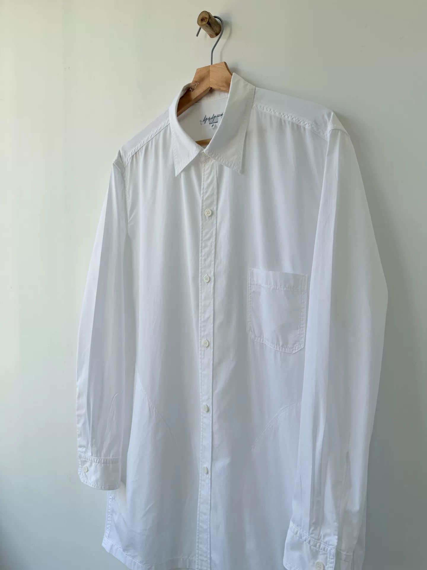 Yohji Yamamoto yohji yamamoto pour homme white shirt Size US M / EU 48-50 / 2 - 5 Thumbnail
