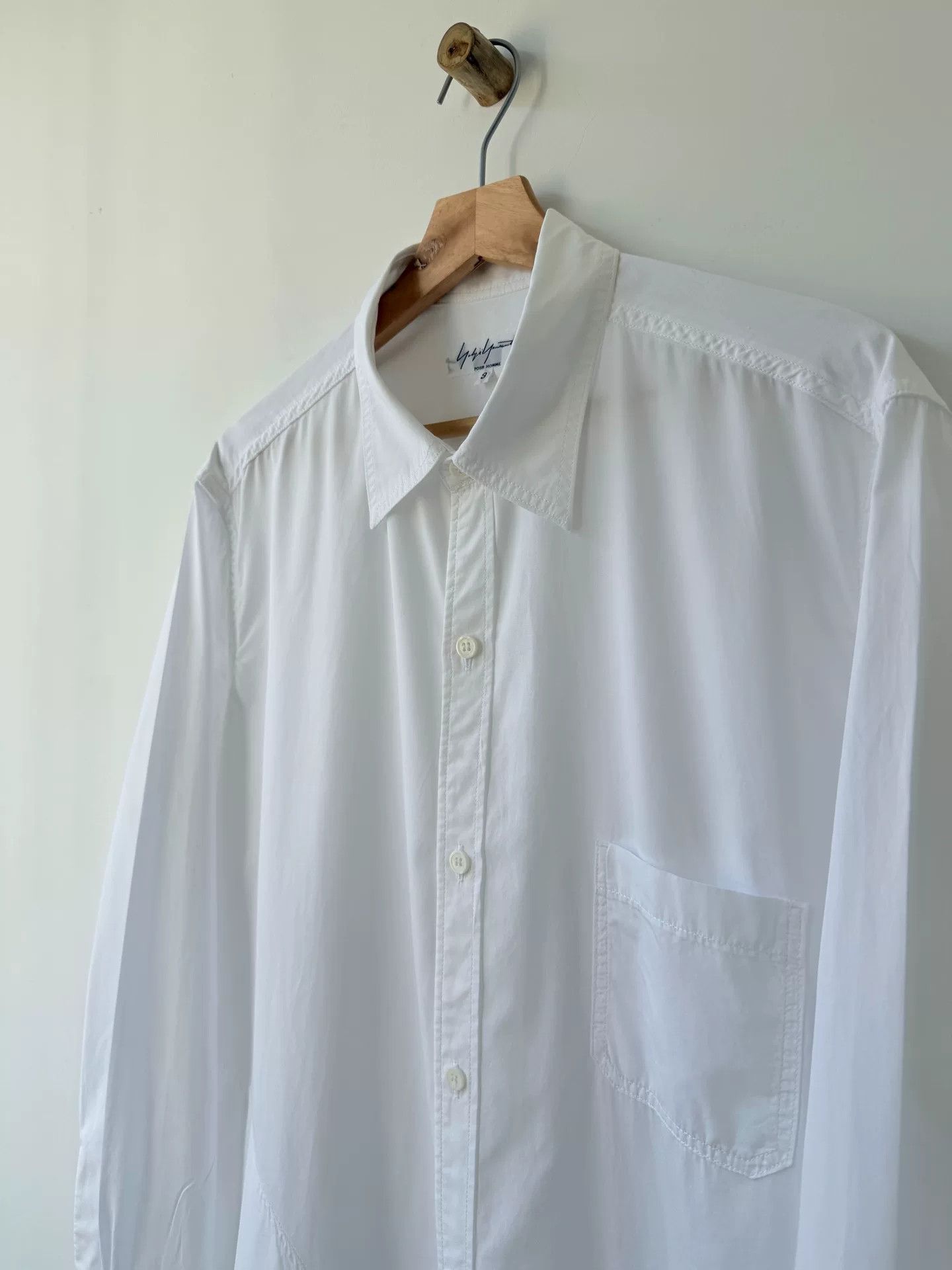 Yohji Yamamoto yohji yamamoto pour homme white shirt Size US M / EU 48-50 / 2 - 6 Thumbnail