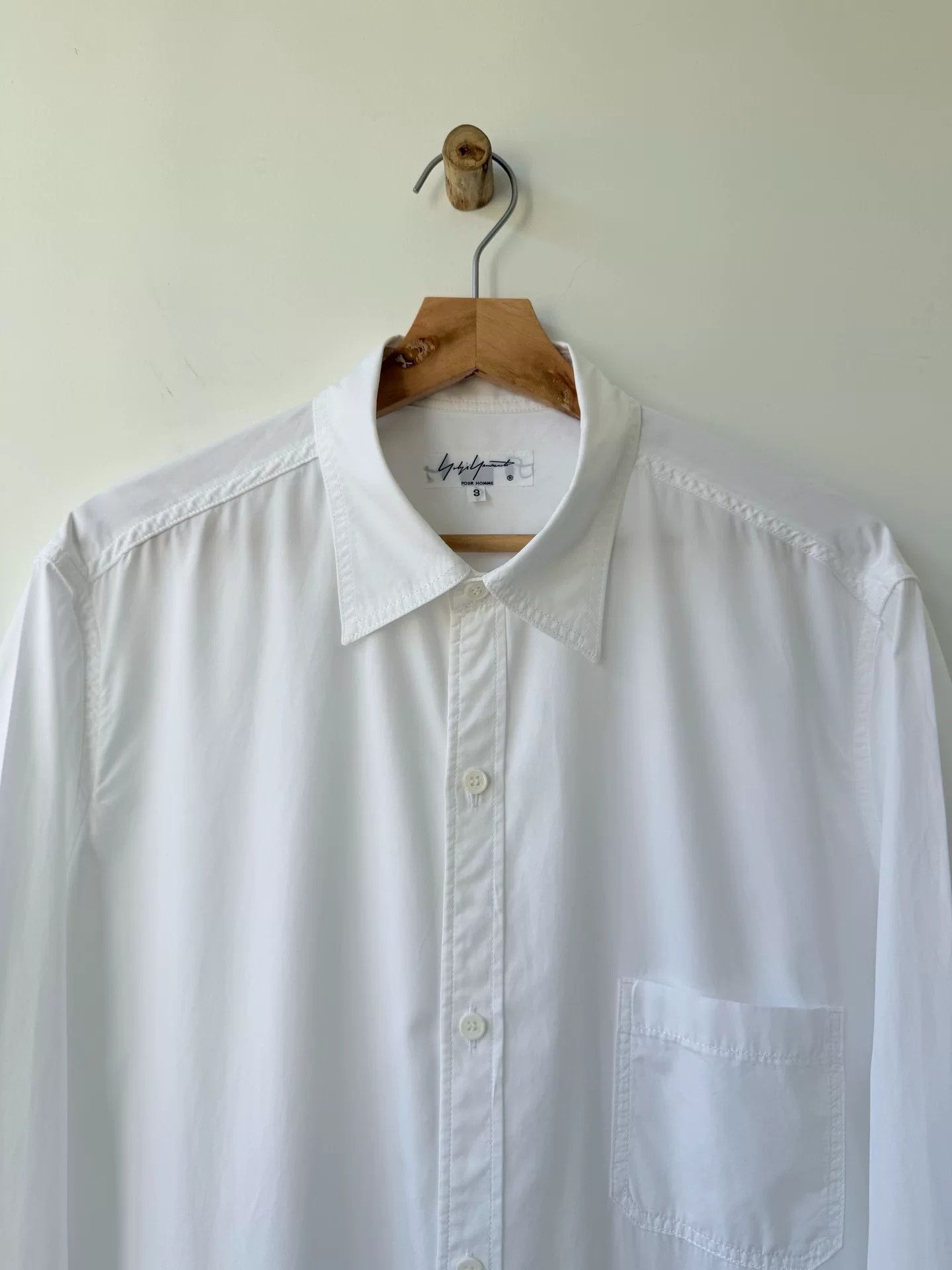 Yohji Yamamoto yohji yamamoto pour homme white shirt Size US M / EU 48-50 / 2 - 4 Thumbnail