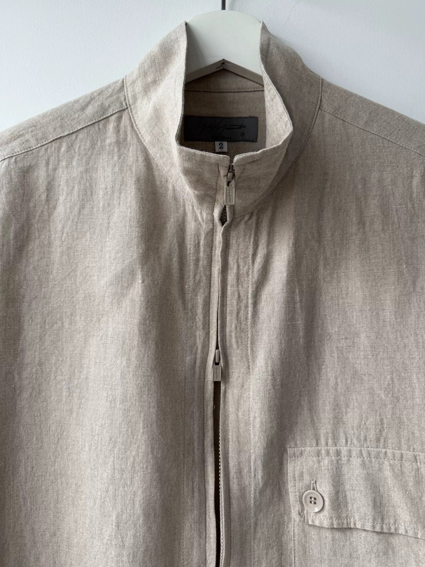 Yohji Yamamoto yohji yamamoto linen shirt jacket 22ss Size US M / EU 48-50 / 2 - 2 Thumbnail